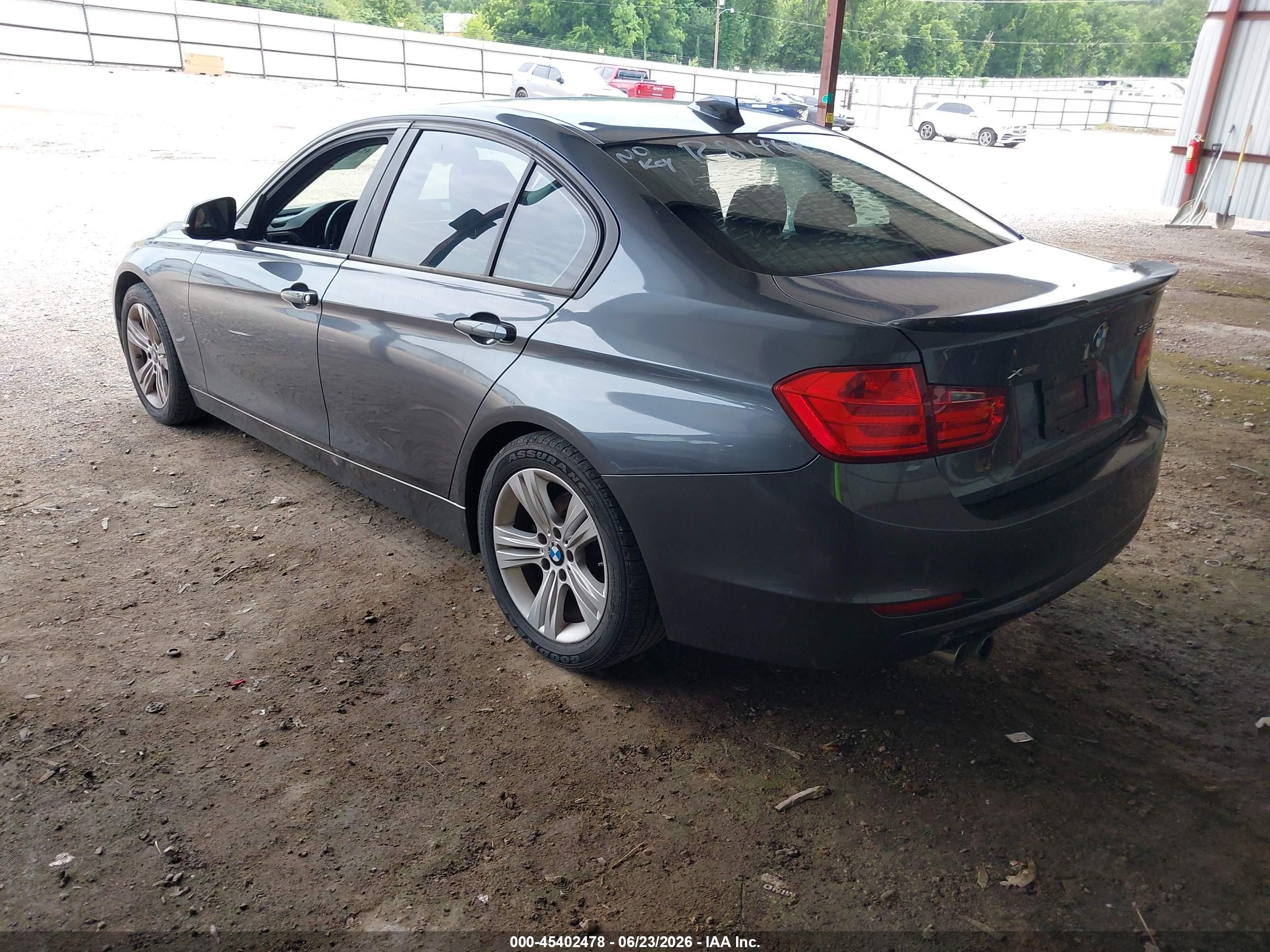 2014 Bmw 328i Xdrive Gray vin: WBA3B3G58ENR81468