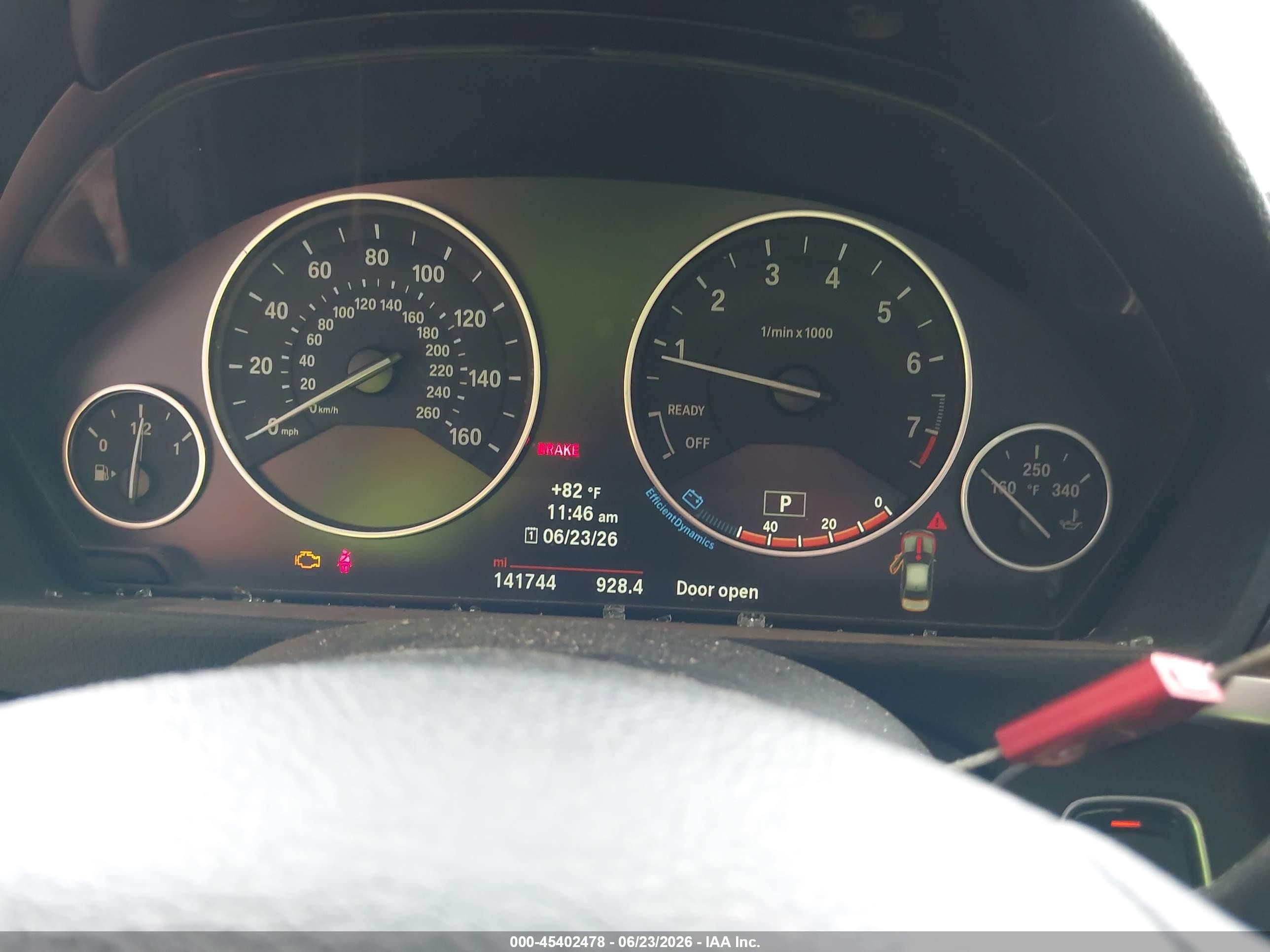 2014 Bmw 328i Xdrive Gray vin: WBA3B3G58ENR81468
