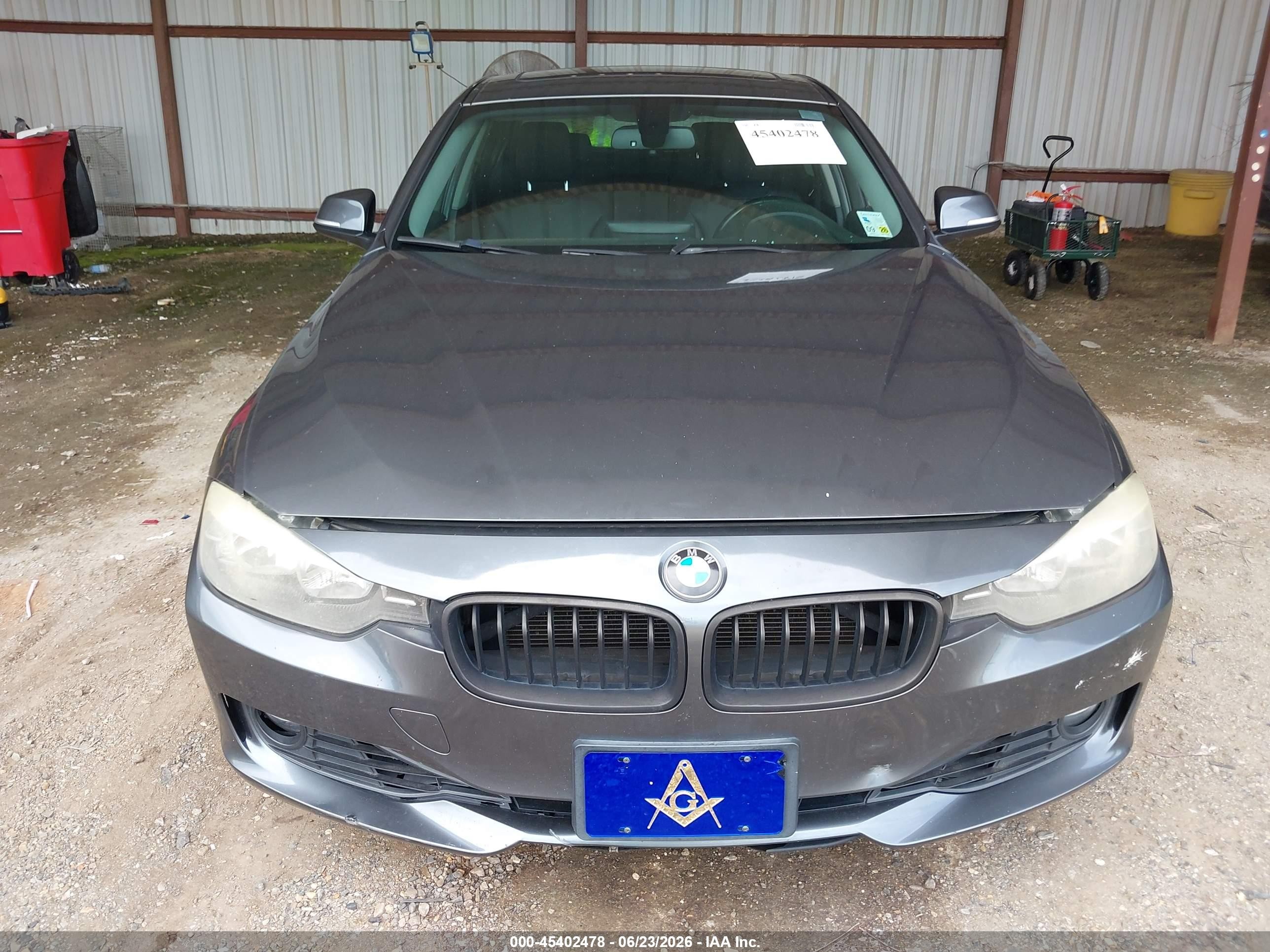 2014 Bmw 328i Xdrive Gray vin: WBA3B3G58ENR81468