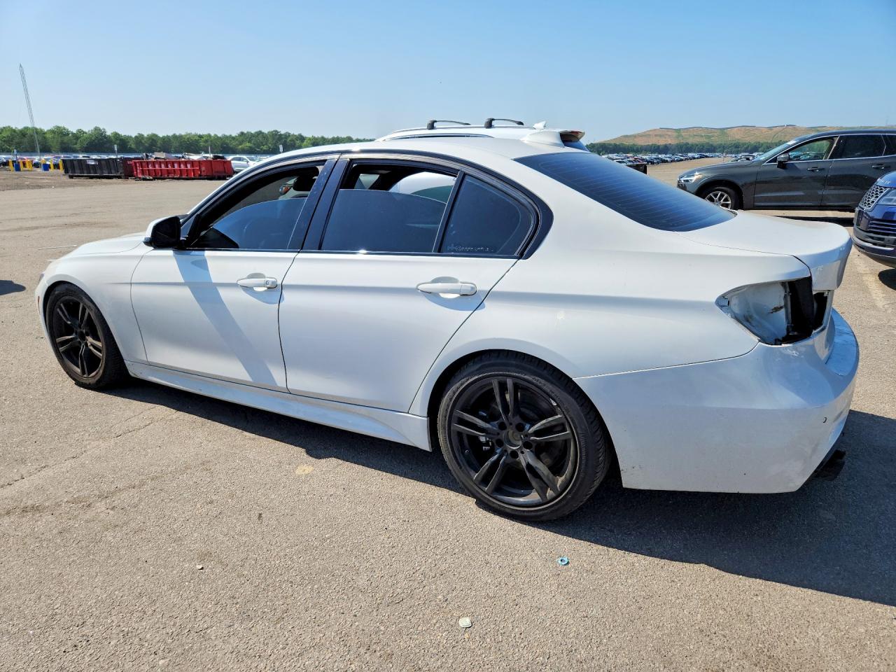2015 Bmw 328 Xi White vin: WBA3B3G58FNR89183