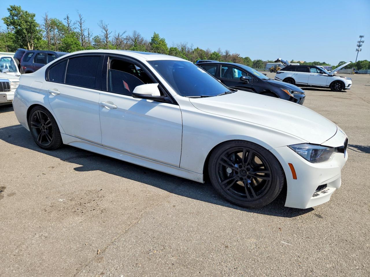 2015 Bmw 328 Xi White vin: WBA3B3G58FNR89183