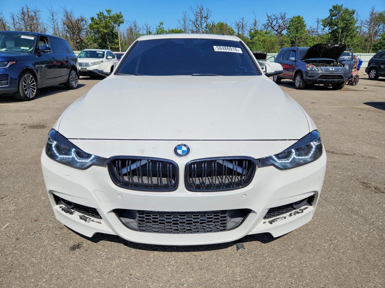 2015 Bmw 328 Xi White vin: WBA3B3G58FNR89183