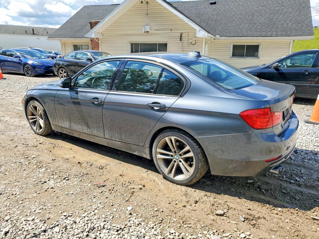 2015 Bmw 328 Xi Gray vin: WBA3B3G58FNT17088