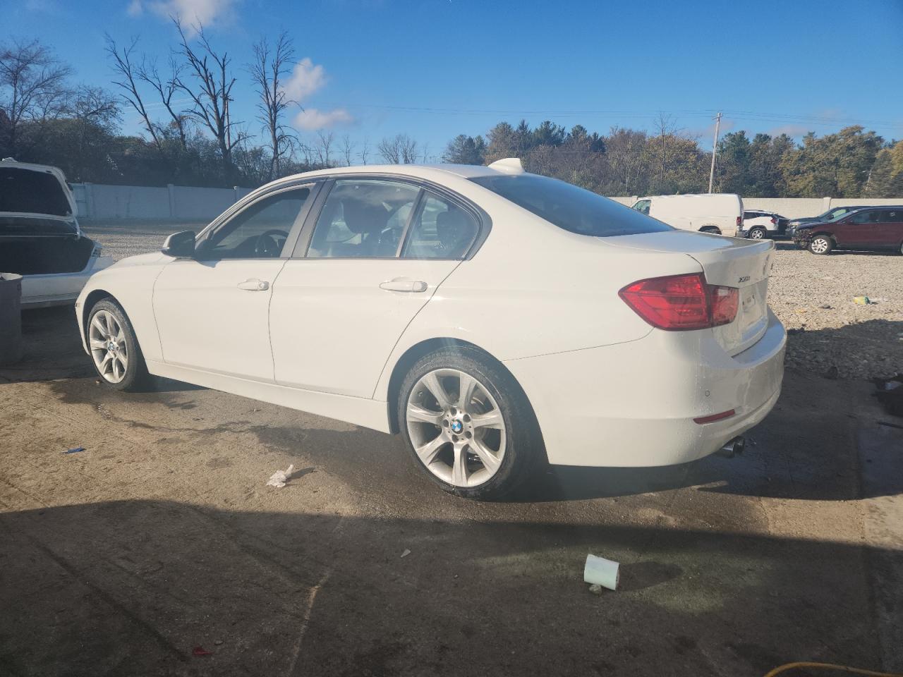 2015 Bmw 328 Xi White vin: WBA3B3G58FNT18130