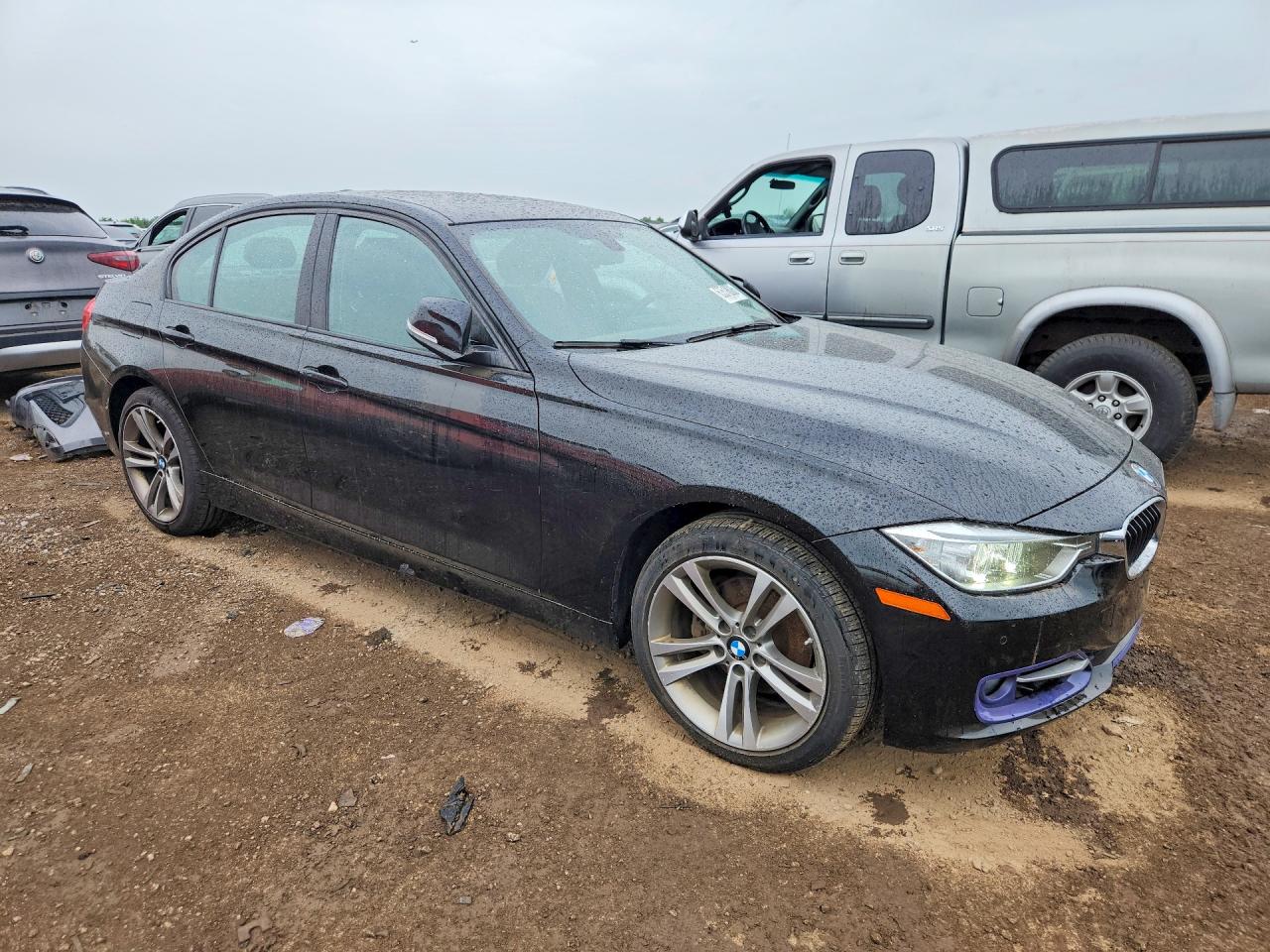2015 Bmw 328 Xi Black vin: WBA3B3G59FNT19335