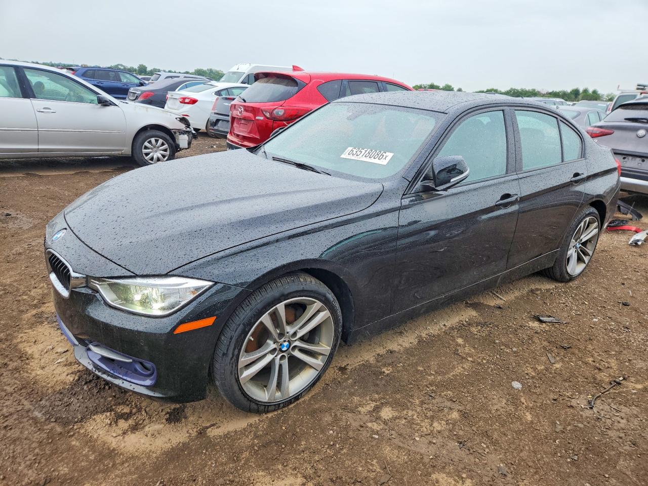 2015 Bmw 328 Xi Black vin: WBA3B3G59FNT19335