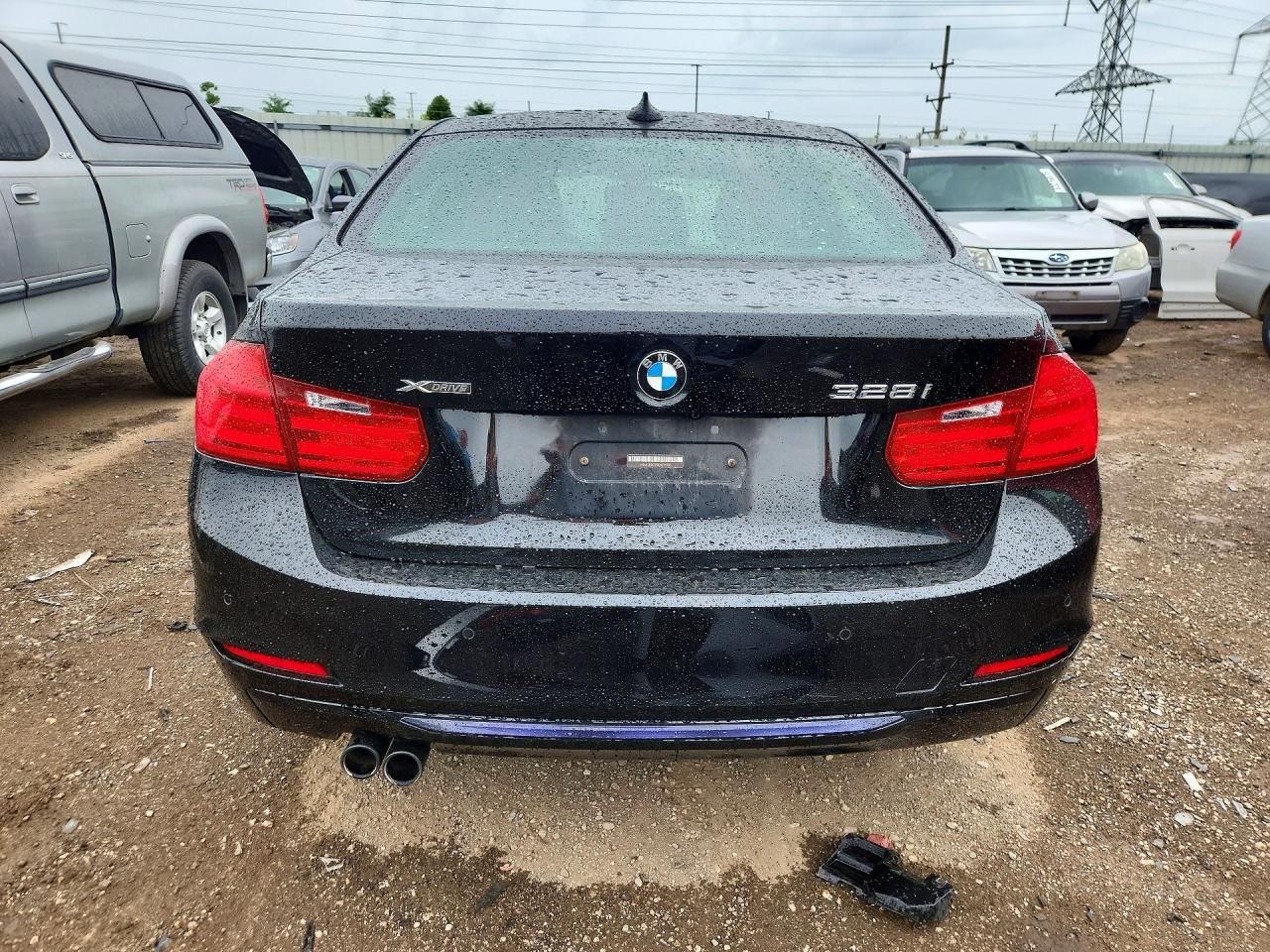 2015 Bmw 328 Xi Black vin: WBA3B3G59FNT19335