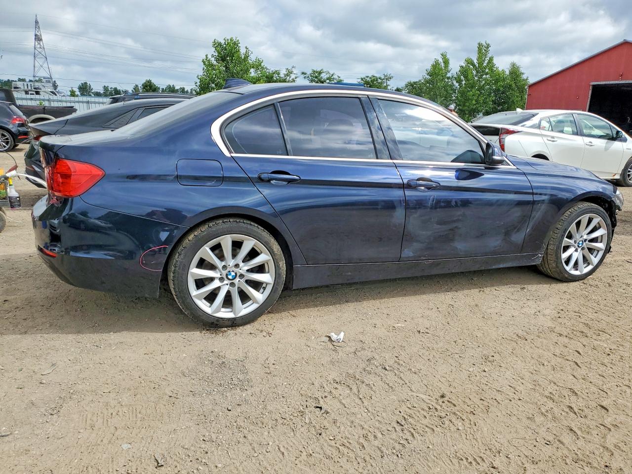 2014 Bmw 328 Xi Синий vin: WBA3B3G5XENR82749