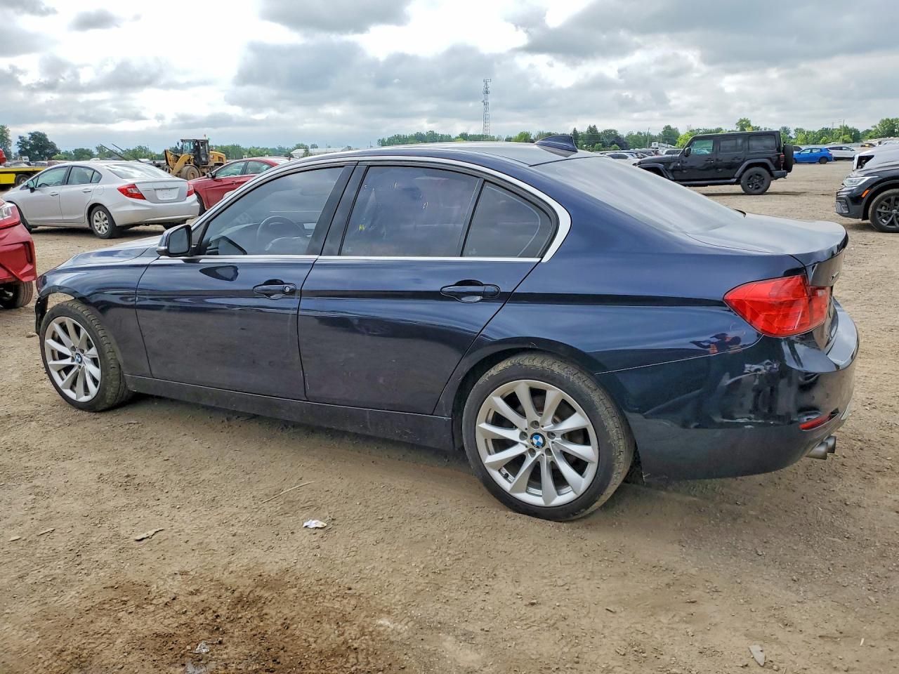 2014 Bmw 328 Xi Синий vin: WBA3B3G5XENR82749