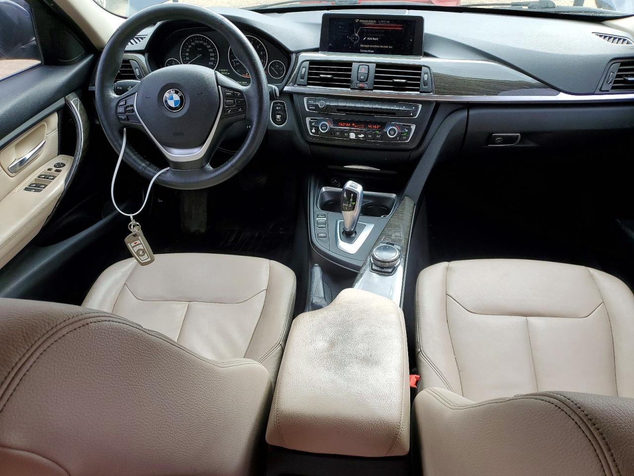 2014 Bmw 328 Xi Синий vin: WBA3B3G5XENR82749