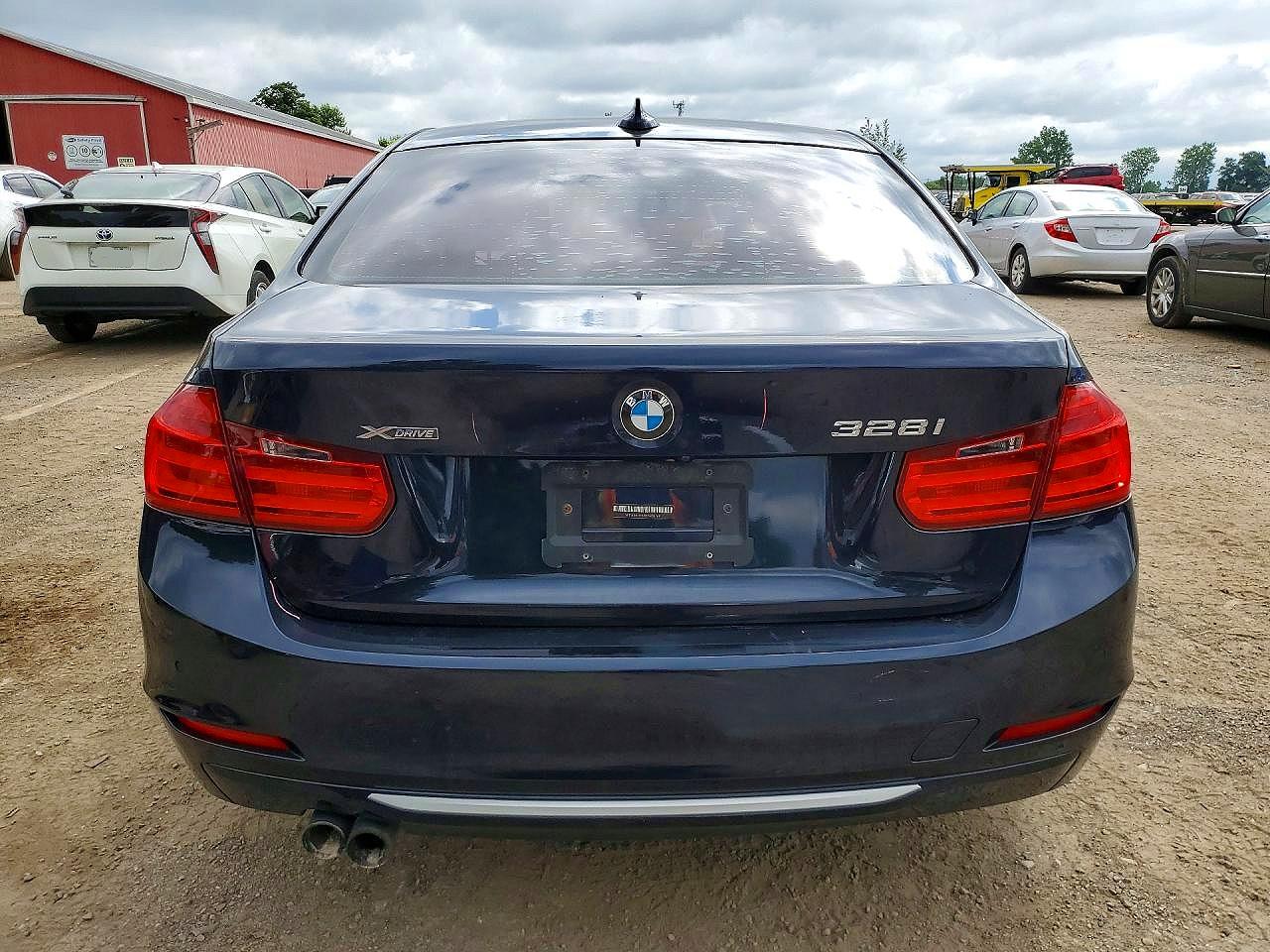 2014 Bmw 328 Xi Синий vin: WBA3B3G5XENR82749