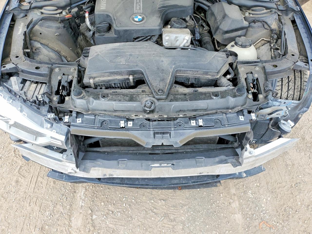 2014 Bmw 328 Xi Синий vin: WBA3B3G5XENR82749