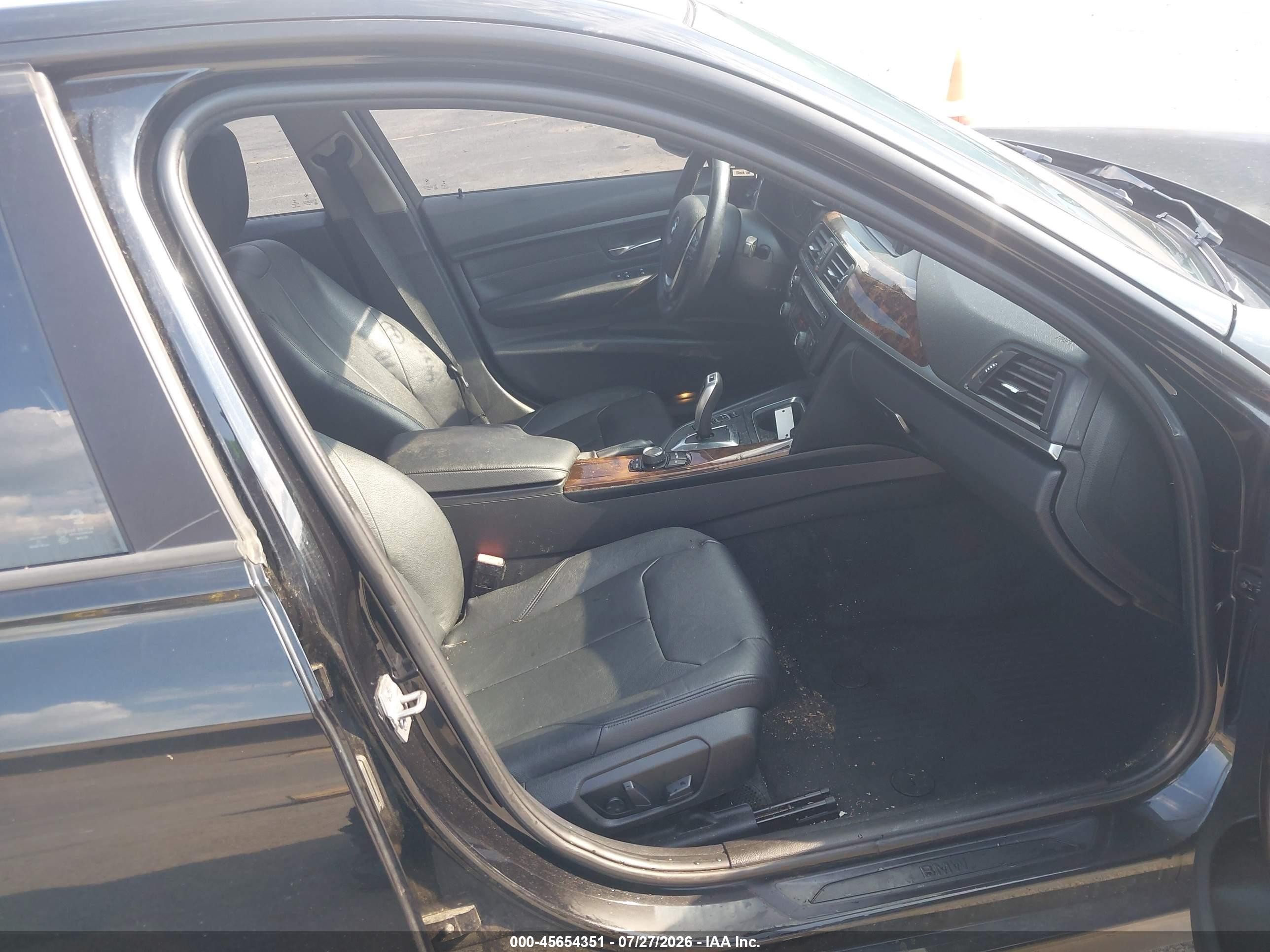 2014 Bmw 328i Xdrive Black vin: WBA3B3G5XENR84128