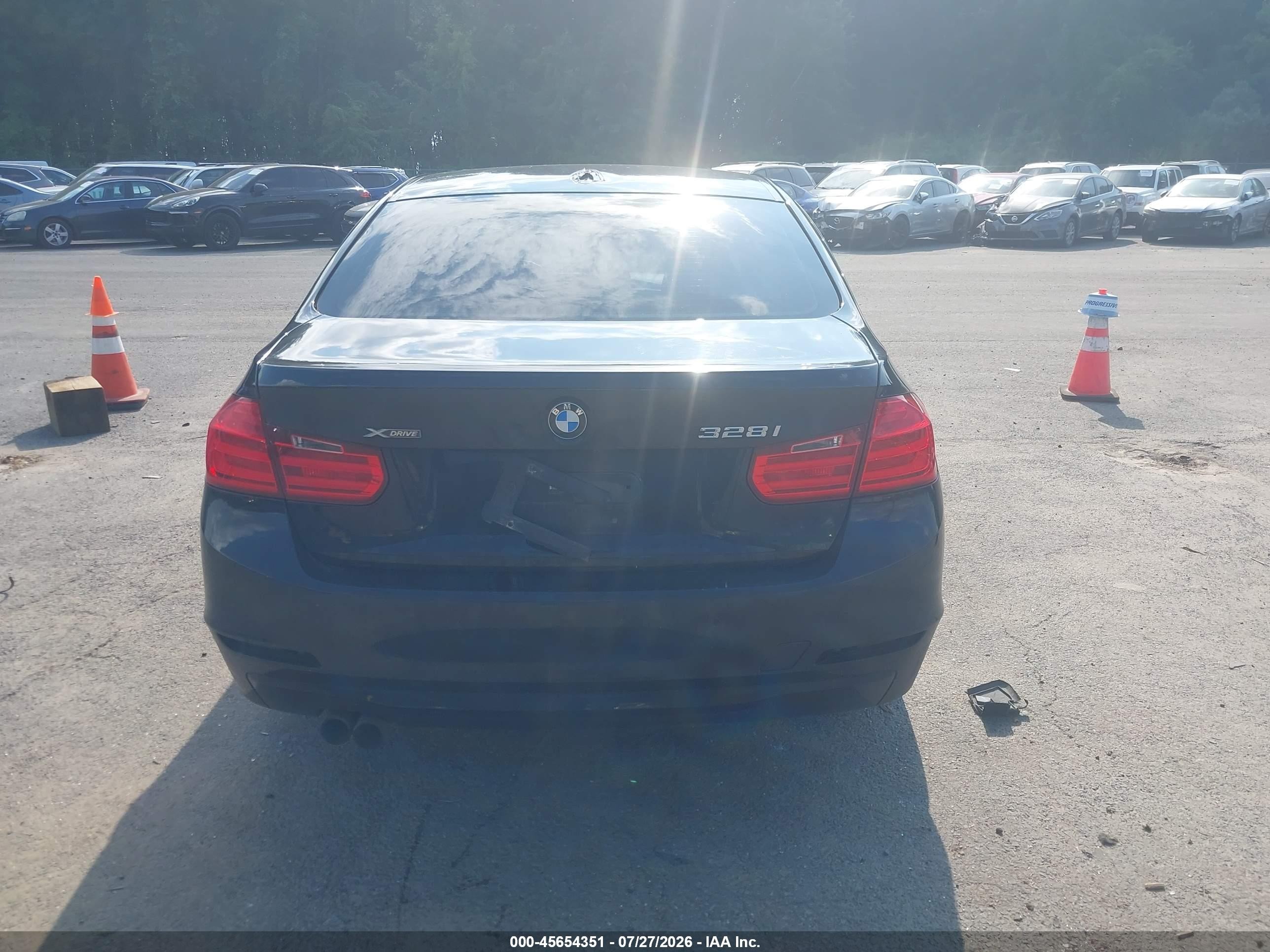 2014 Bmw 328i Xdrive Black vin: WBA3B3G5XENR84128