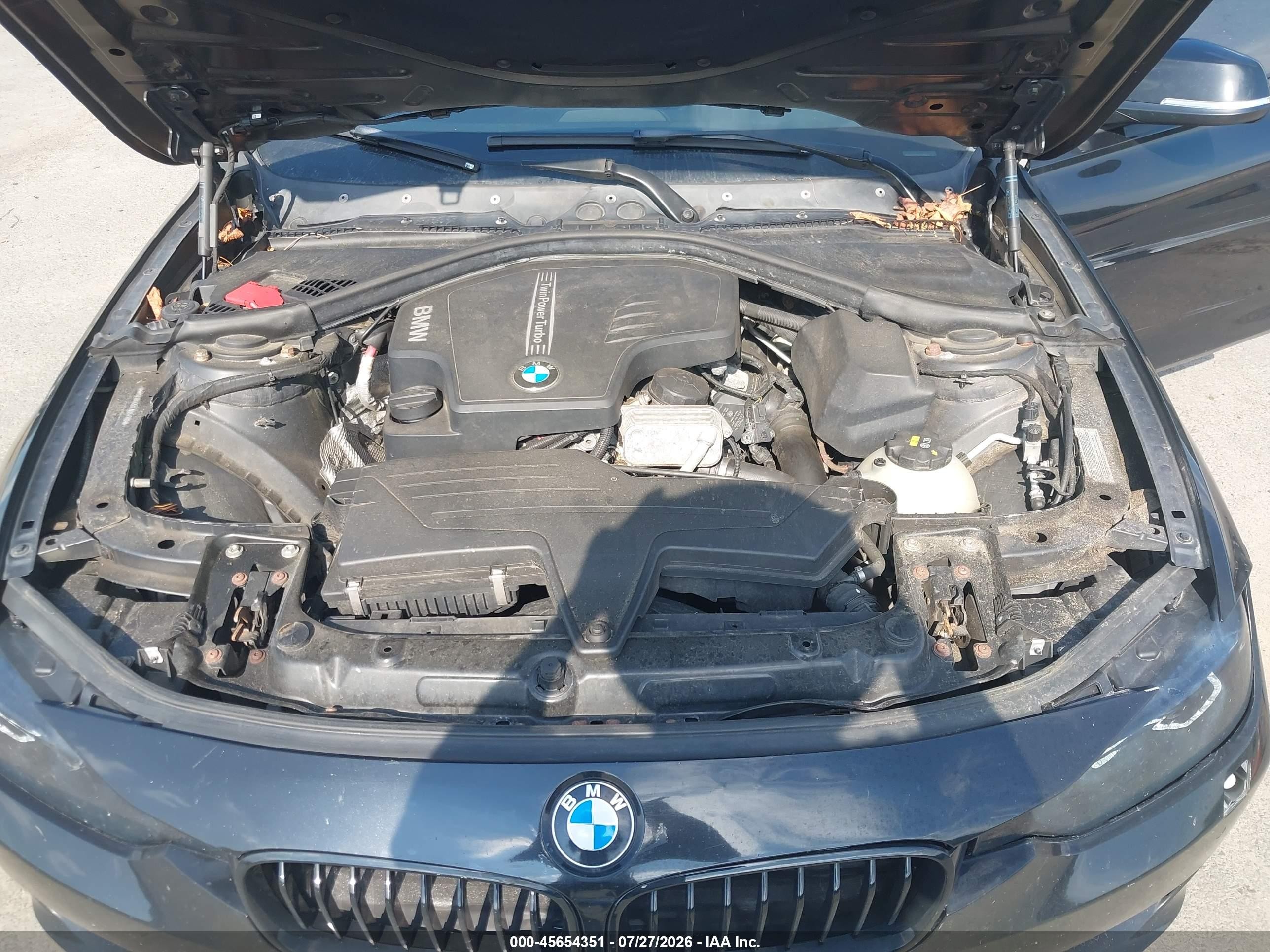 2014 Bmw 328i Xdrive Black vin: WBA3B3G5XENR84128