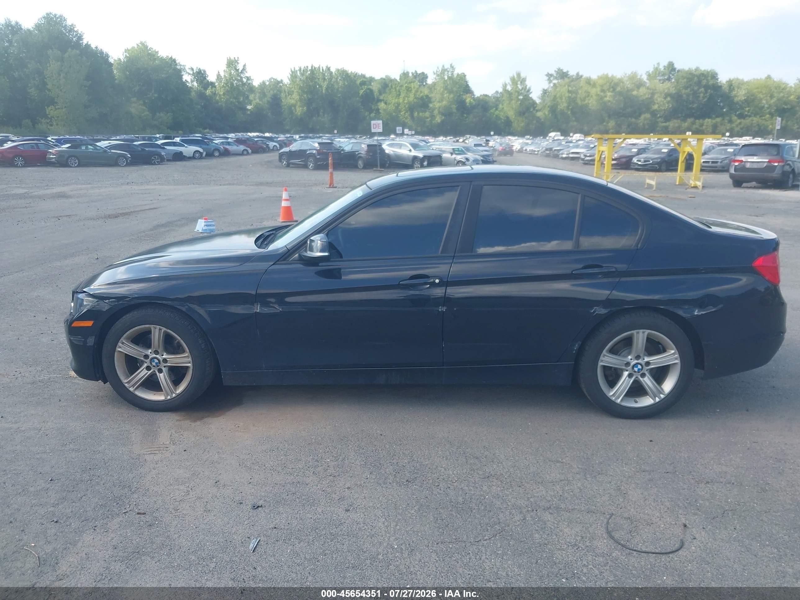 2014 Bmw 328i Xdrive Black vin: WBA3B3G5XENR84128