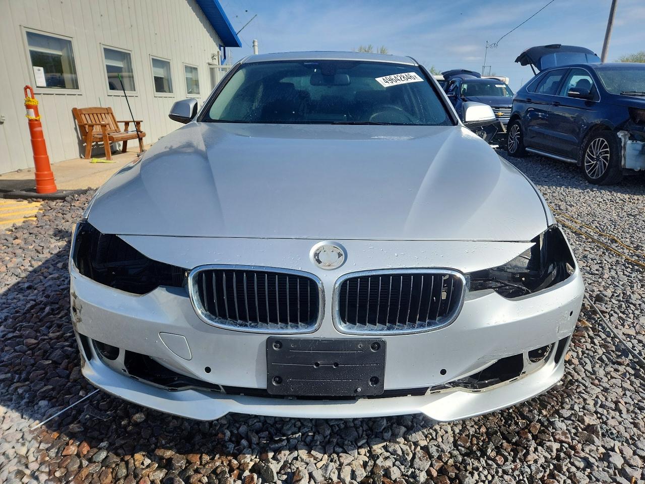 2015 Bmw 328 Xi Silver vin: WBA3B3G5XFNR85927