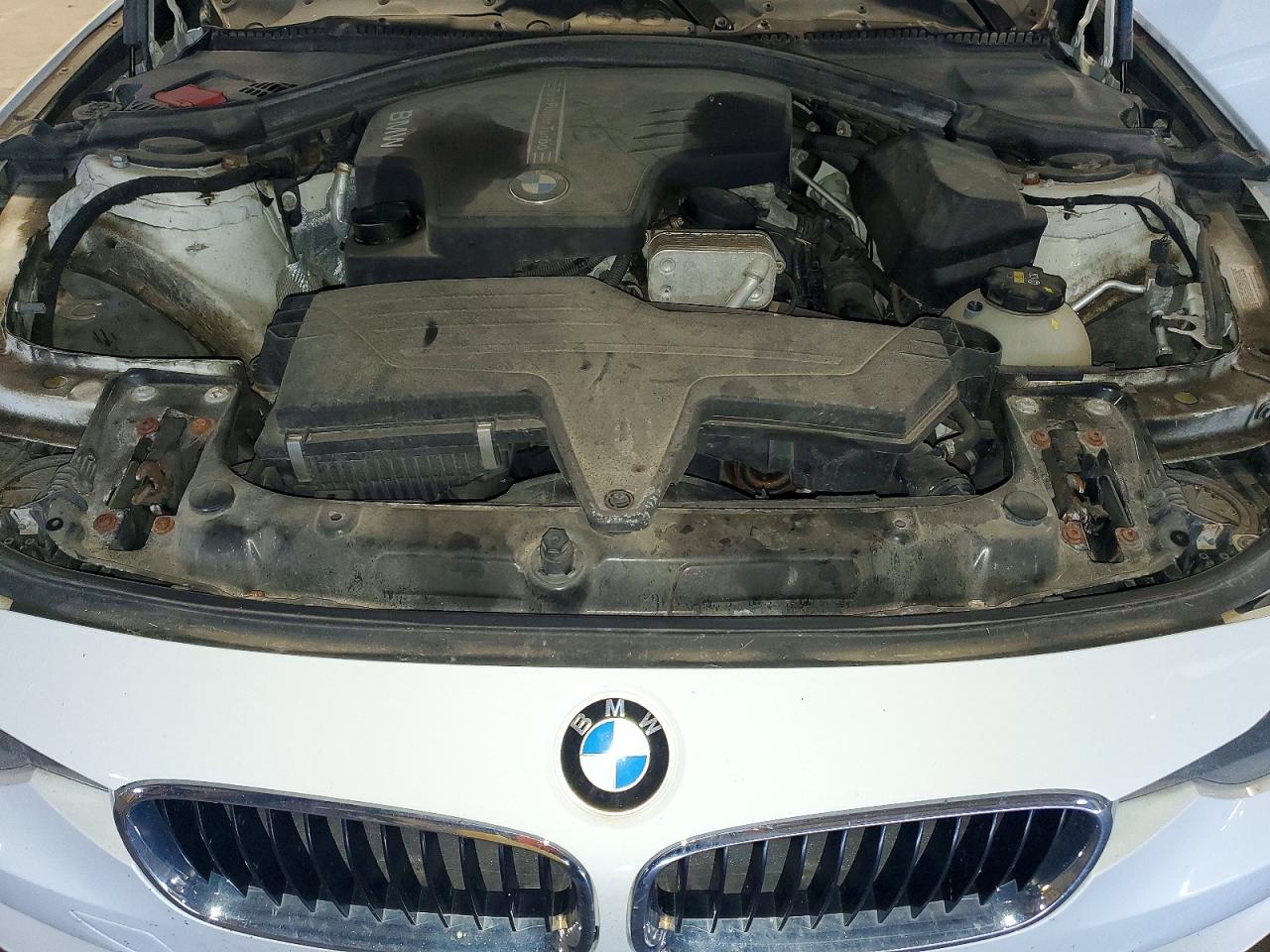 2015 Bmw 328 Xi White vin: WBA3B3G5XFNR88004