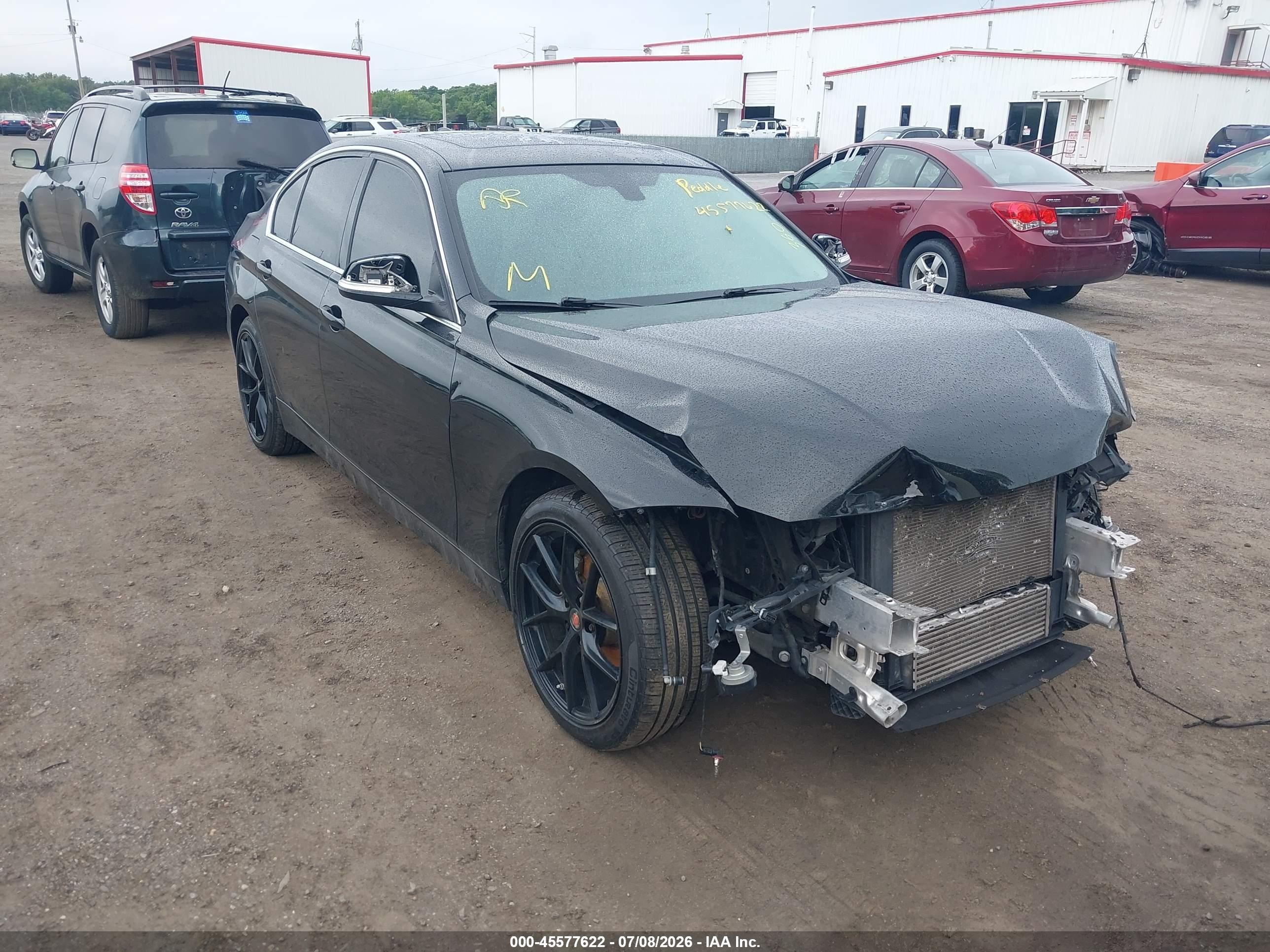 2013 Bmw 328i Xdrive Черный vin: WBA3B5C50DF138875