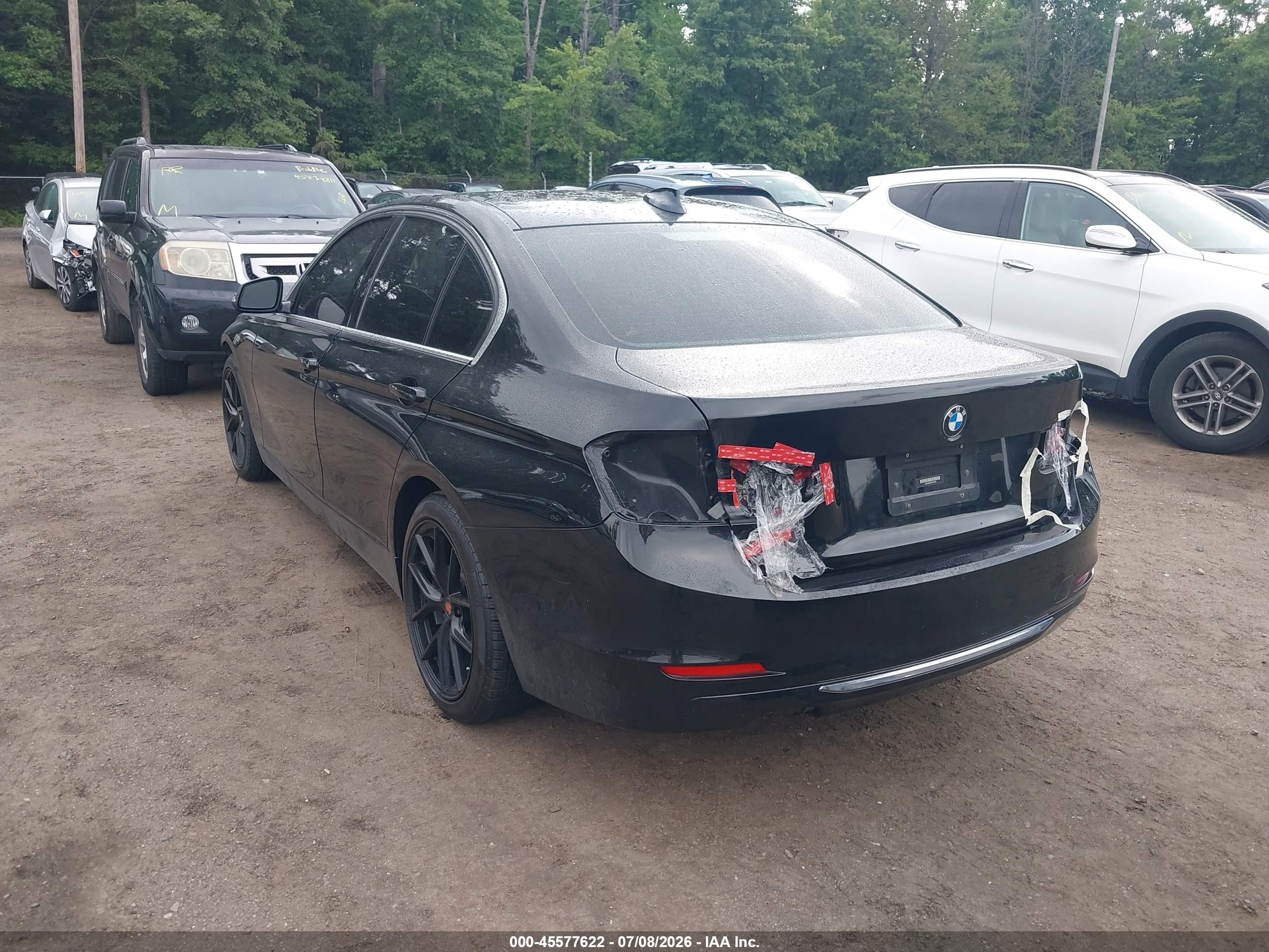 2013 Bmw 328i Xdrive Черный vin: WBA3B5C50DF138875