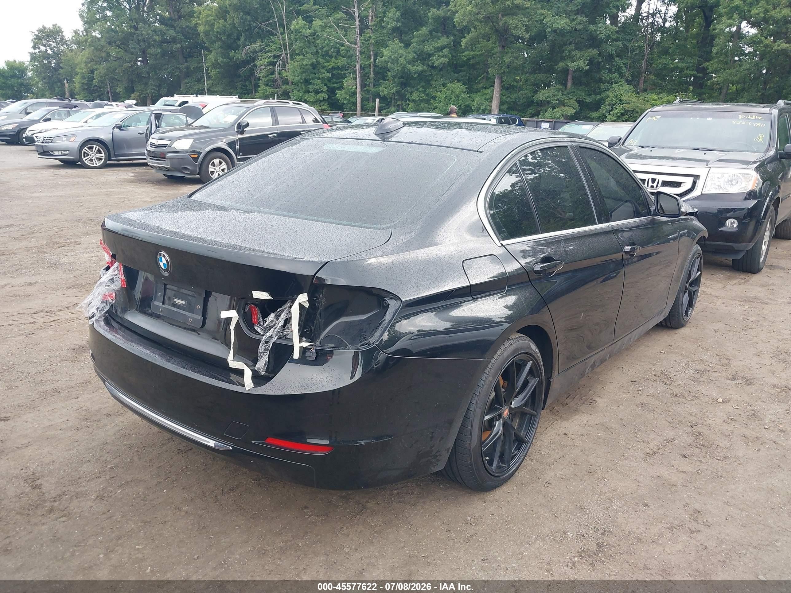 2013 Bmw 328i Xdrive Черный vin: WBA3B5C50DF138875