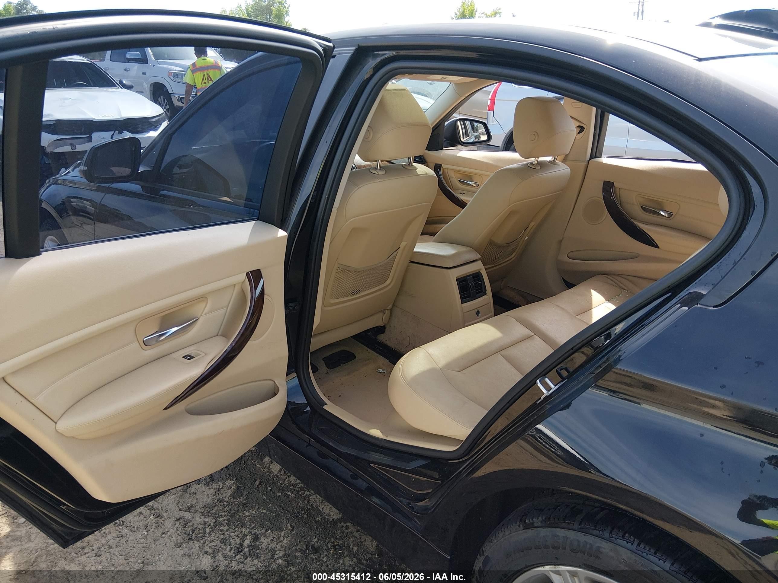 2014 Bmw 328i Xdrive Black vin: WBA3B5C50EP540228