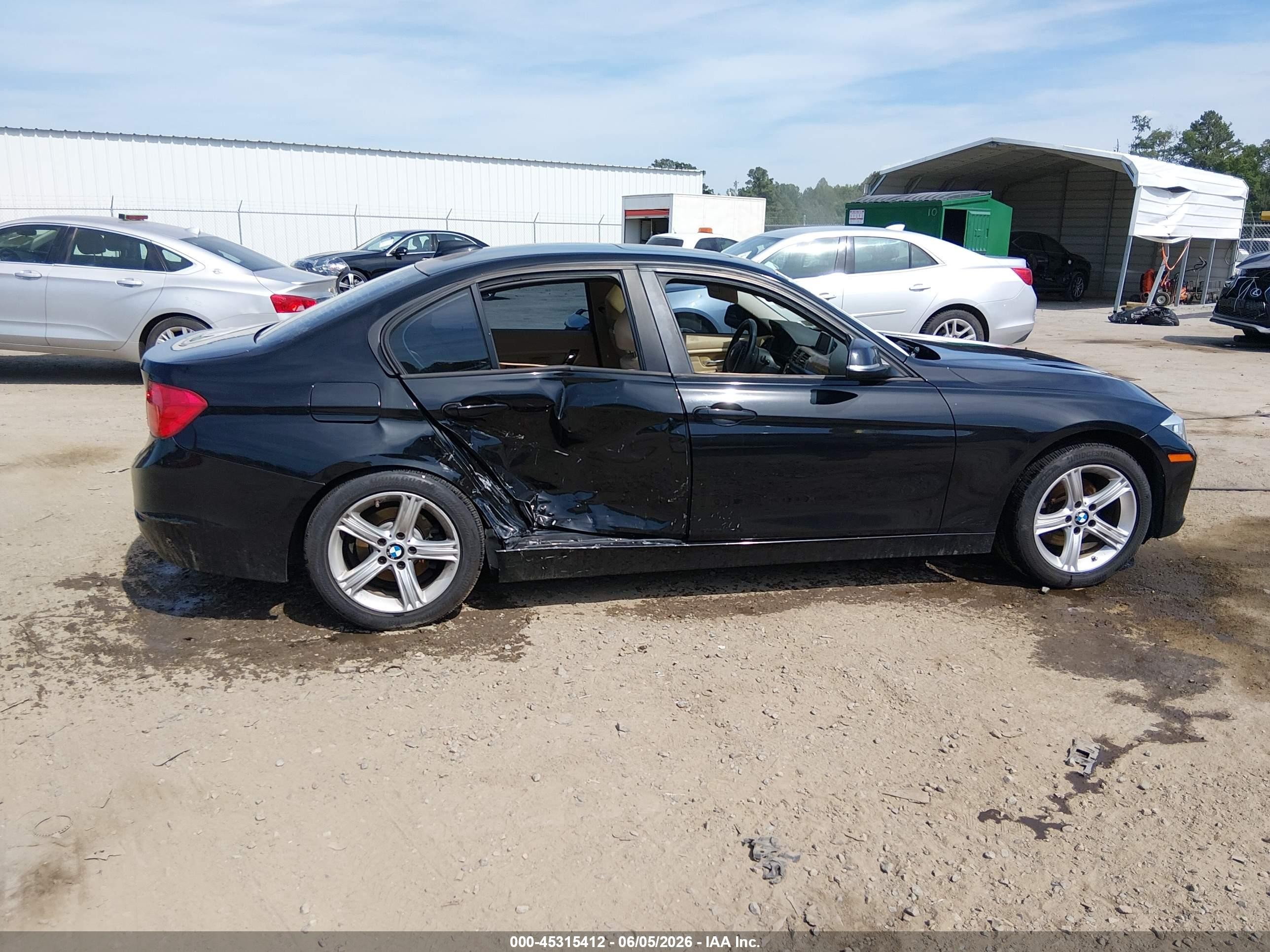 2014 Bmw 328i Xdrive Black vin: WBA3B5C50EP540228