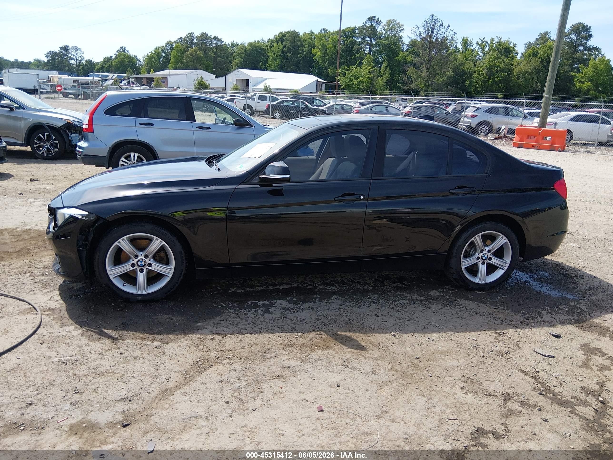 2014 Bmw 328i Xdrive Black vin: WBA3B5C50EP540228