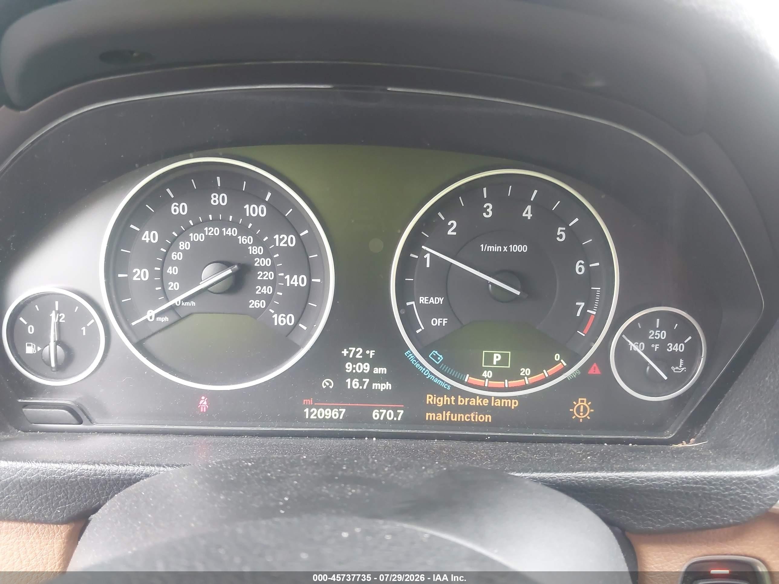 2014 Bmw 328i Xdrive Gray vin: WBA3B5C50EP544246