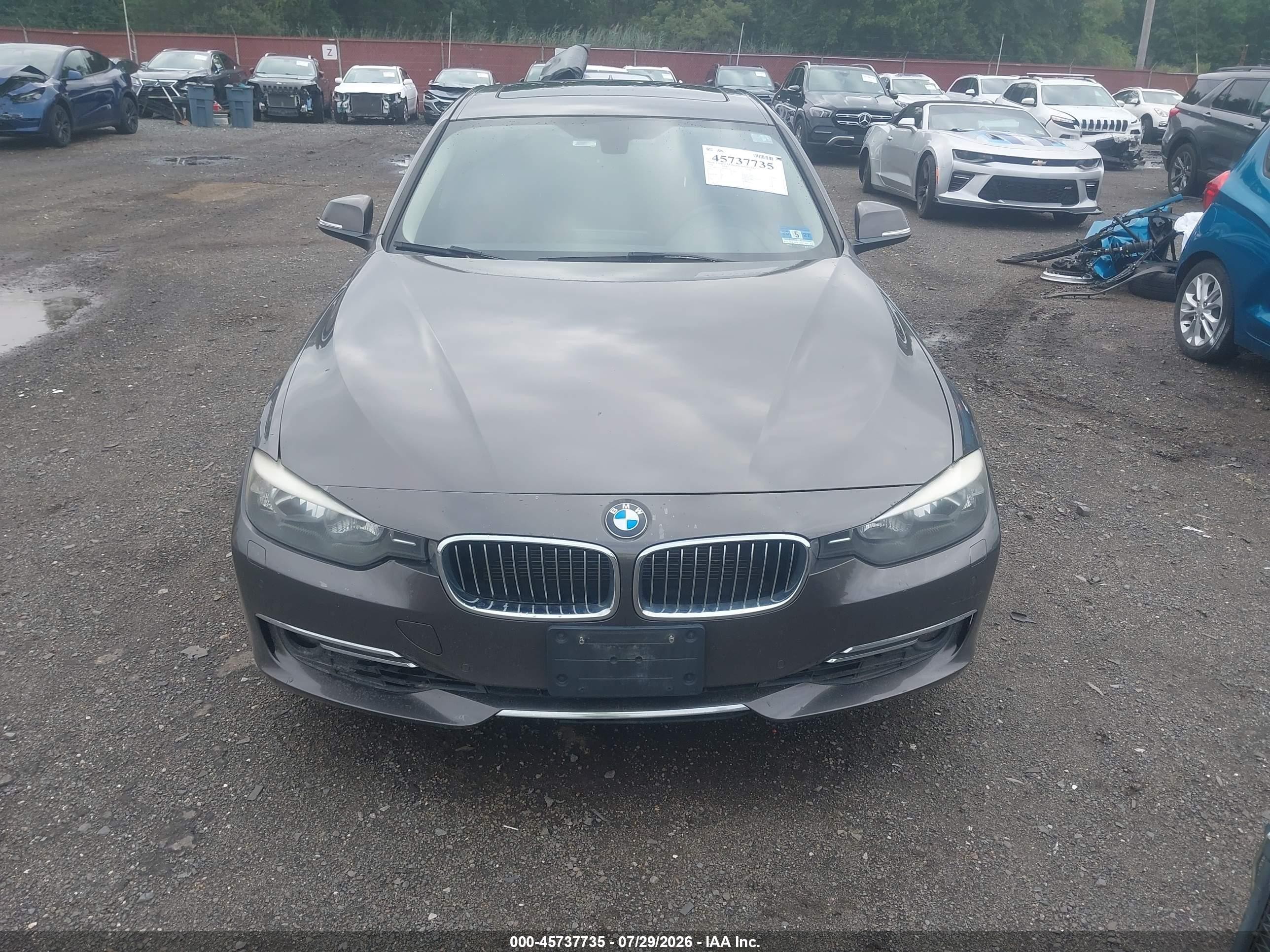 2014 Bmw 328i Xdrive Gray vin: WBA3B5C50EP544246