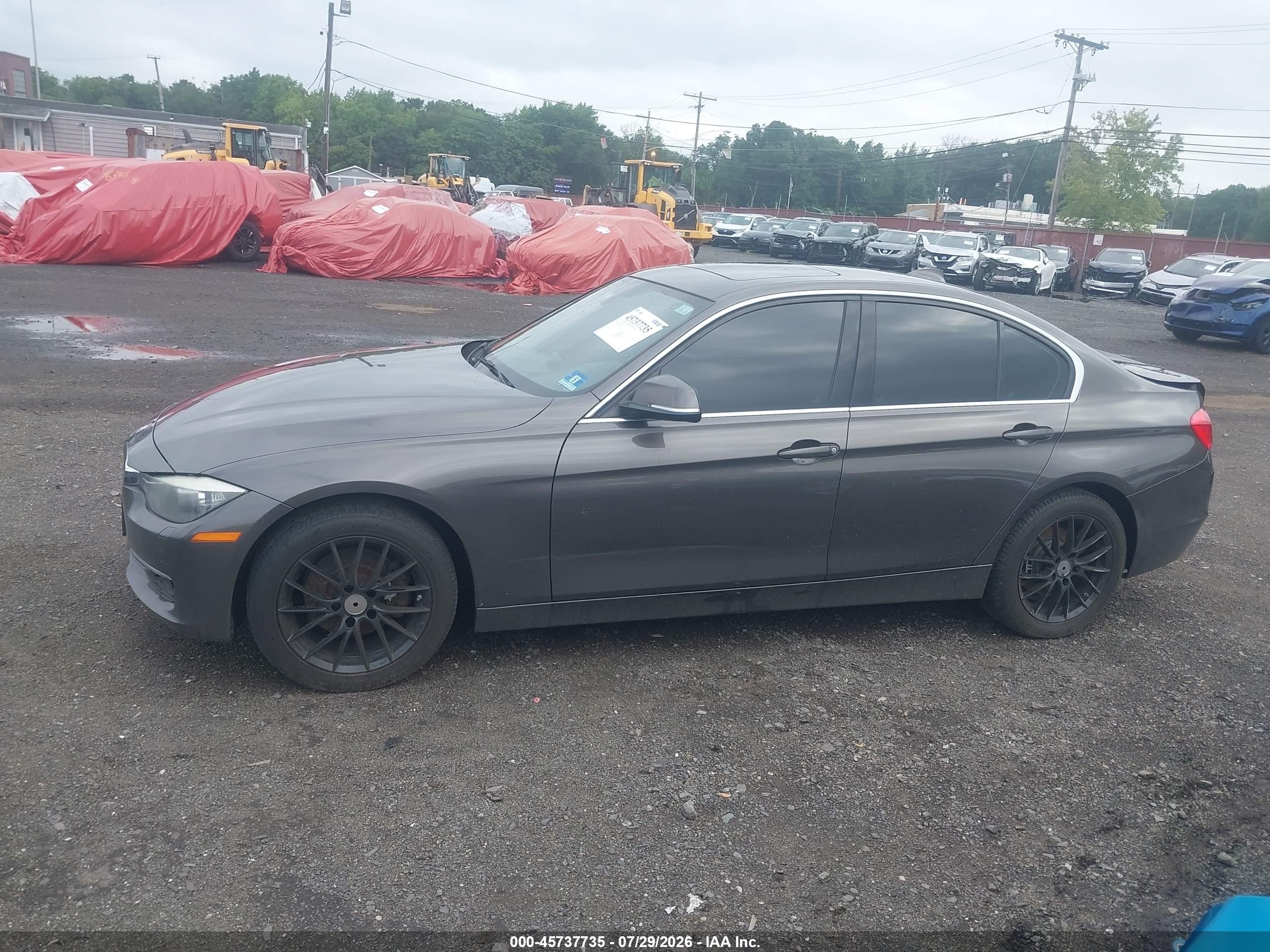2014 Bmw 328i Xdrive Gray vin: WBA3B5C50EP544246