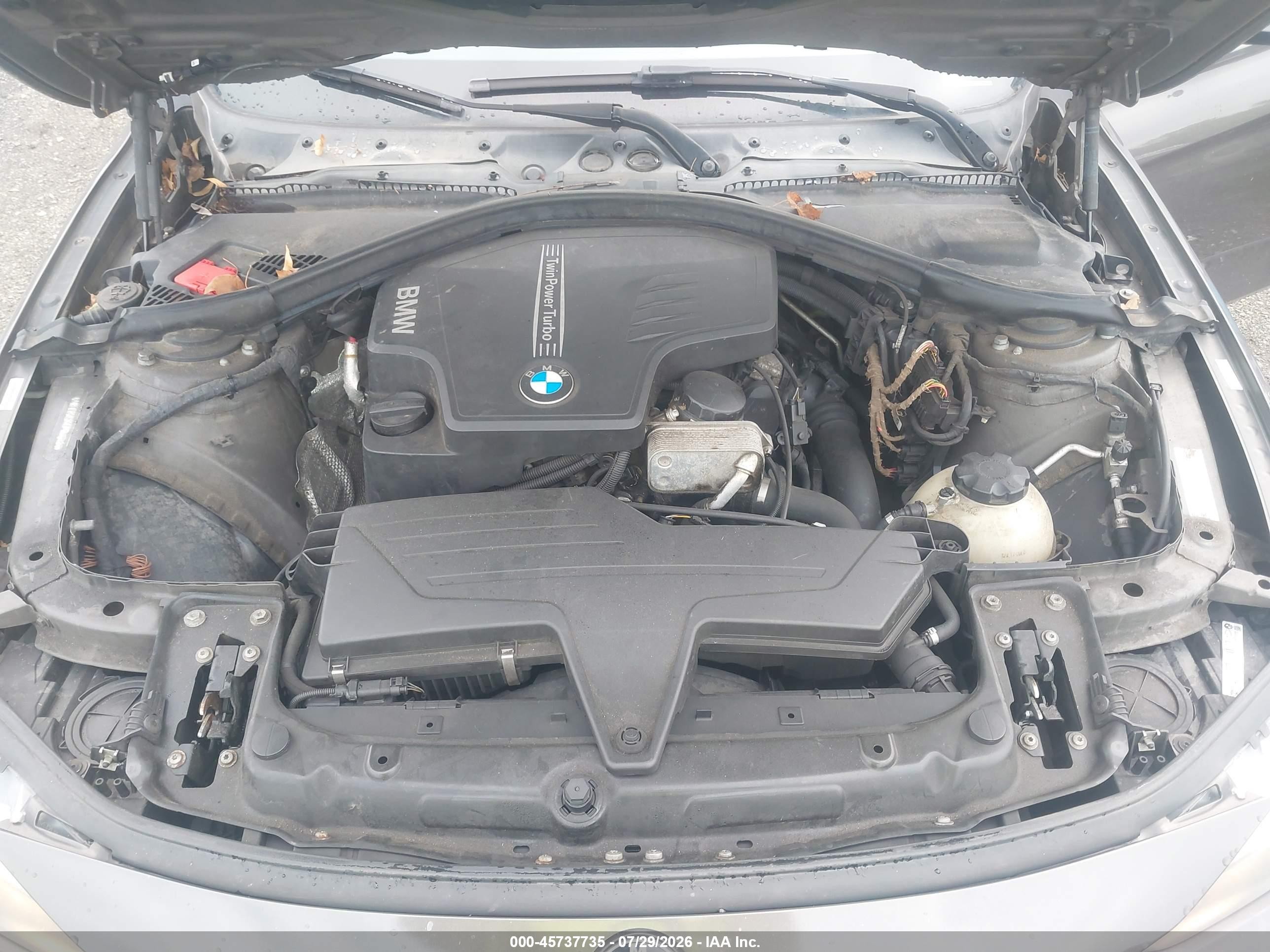 2014 Bmw 328i Xdrive Gray vin: WBA3B5C50EP544246