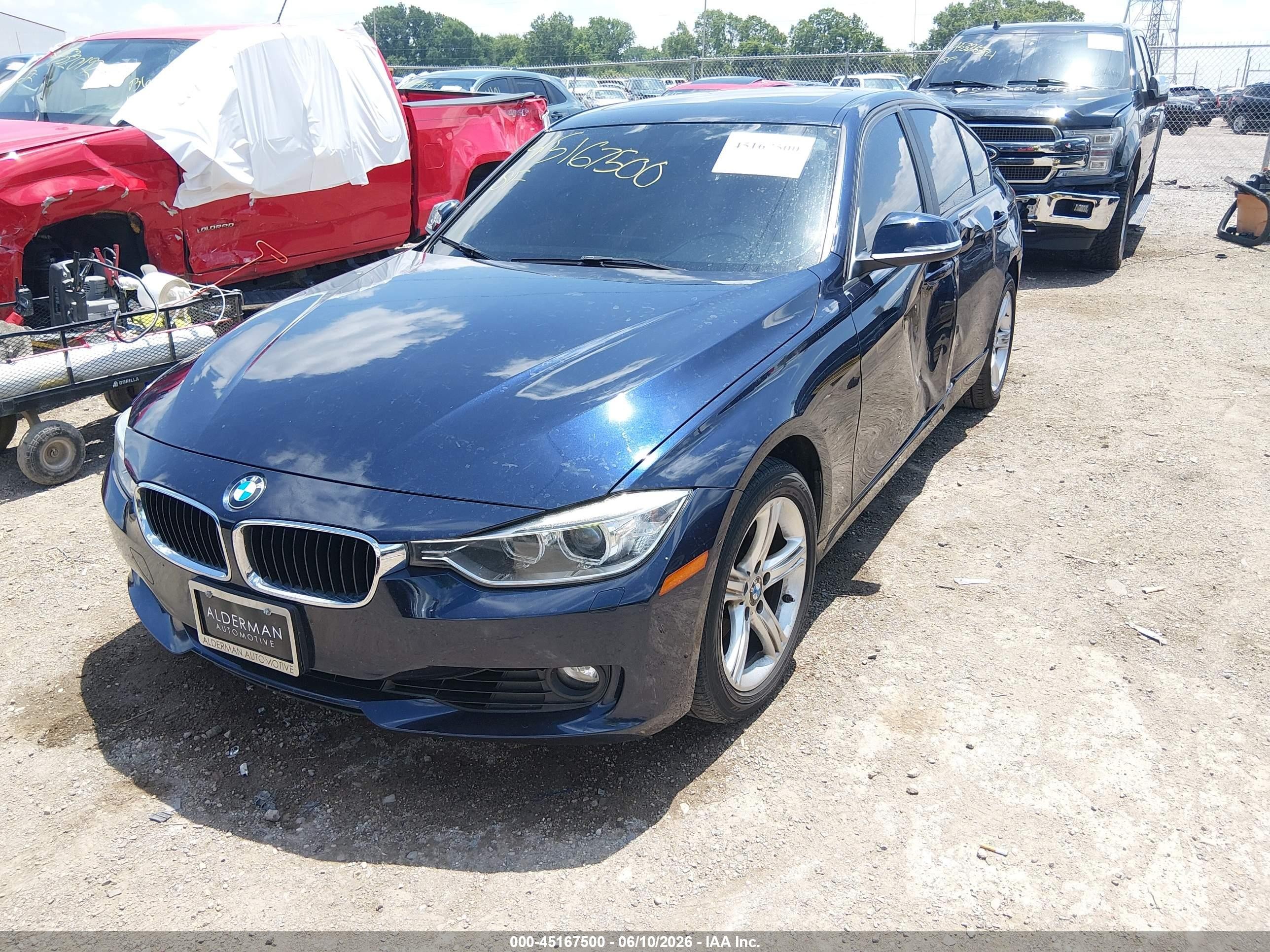 2014 Bmw 328i Xdrive Dark Blue vin: WBA3B5C50EP652057