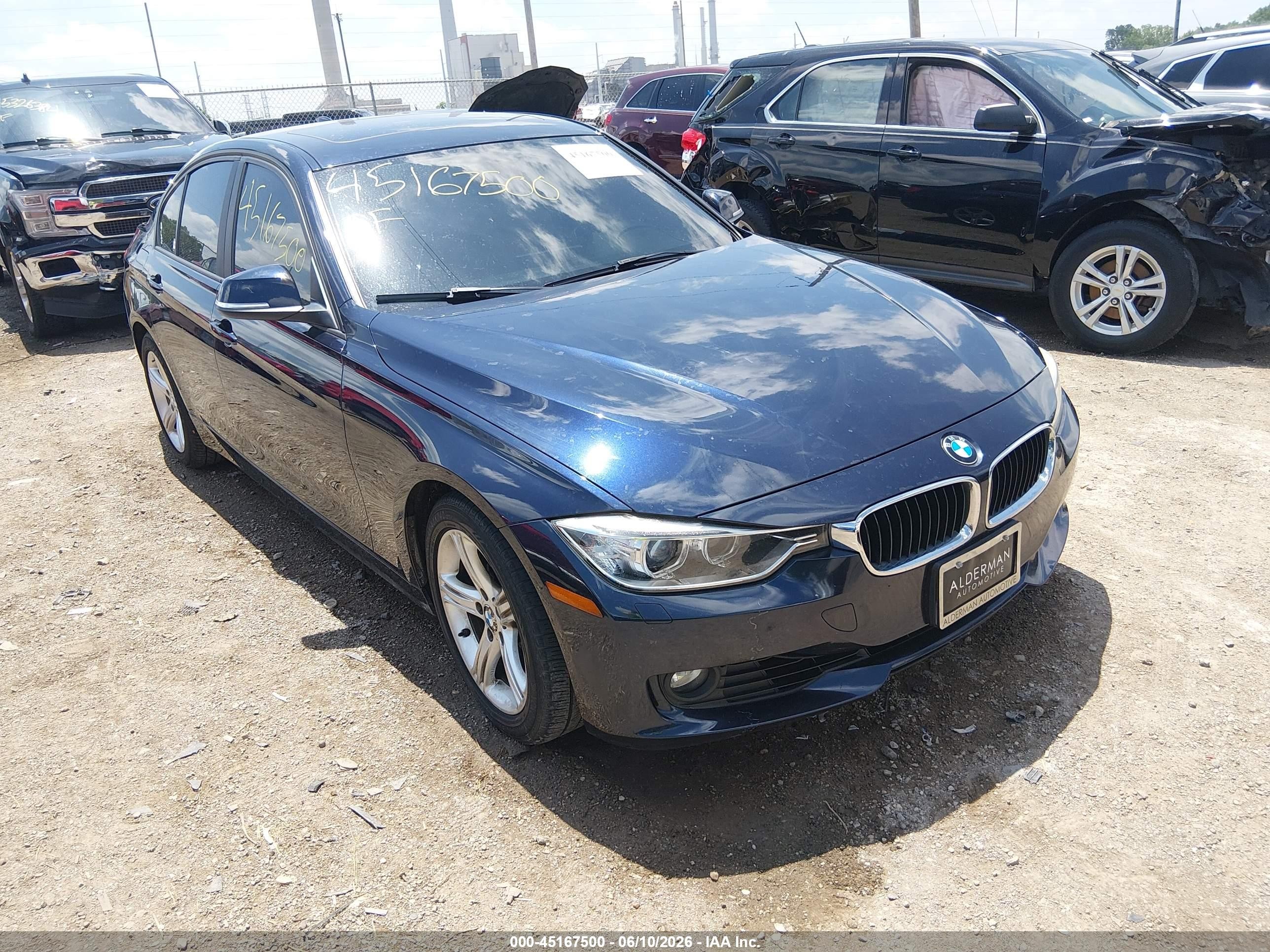 2014 Bmw 328i Xdrive Dark Blue vin: WBA3B5C50EP652057