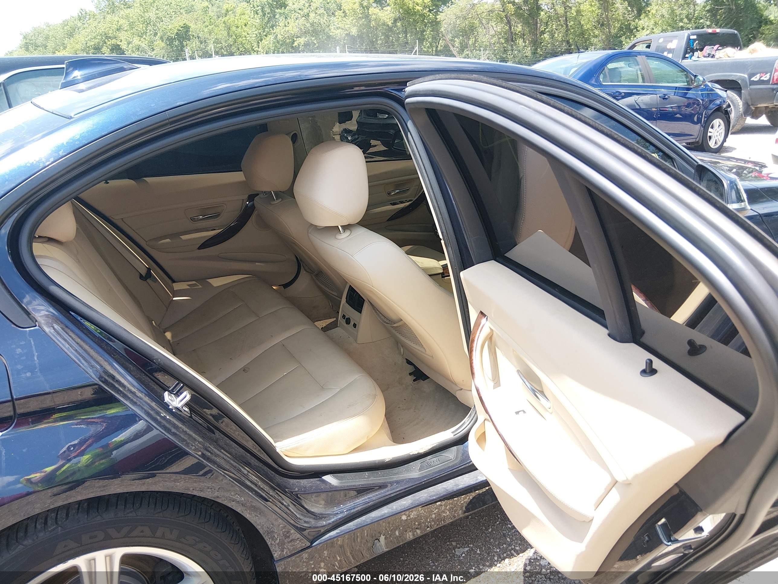 2014 Bmw 328i Xdrive Dark Blue vin: WBA3B5C50EP652057