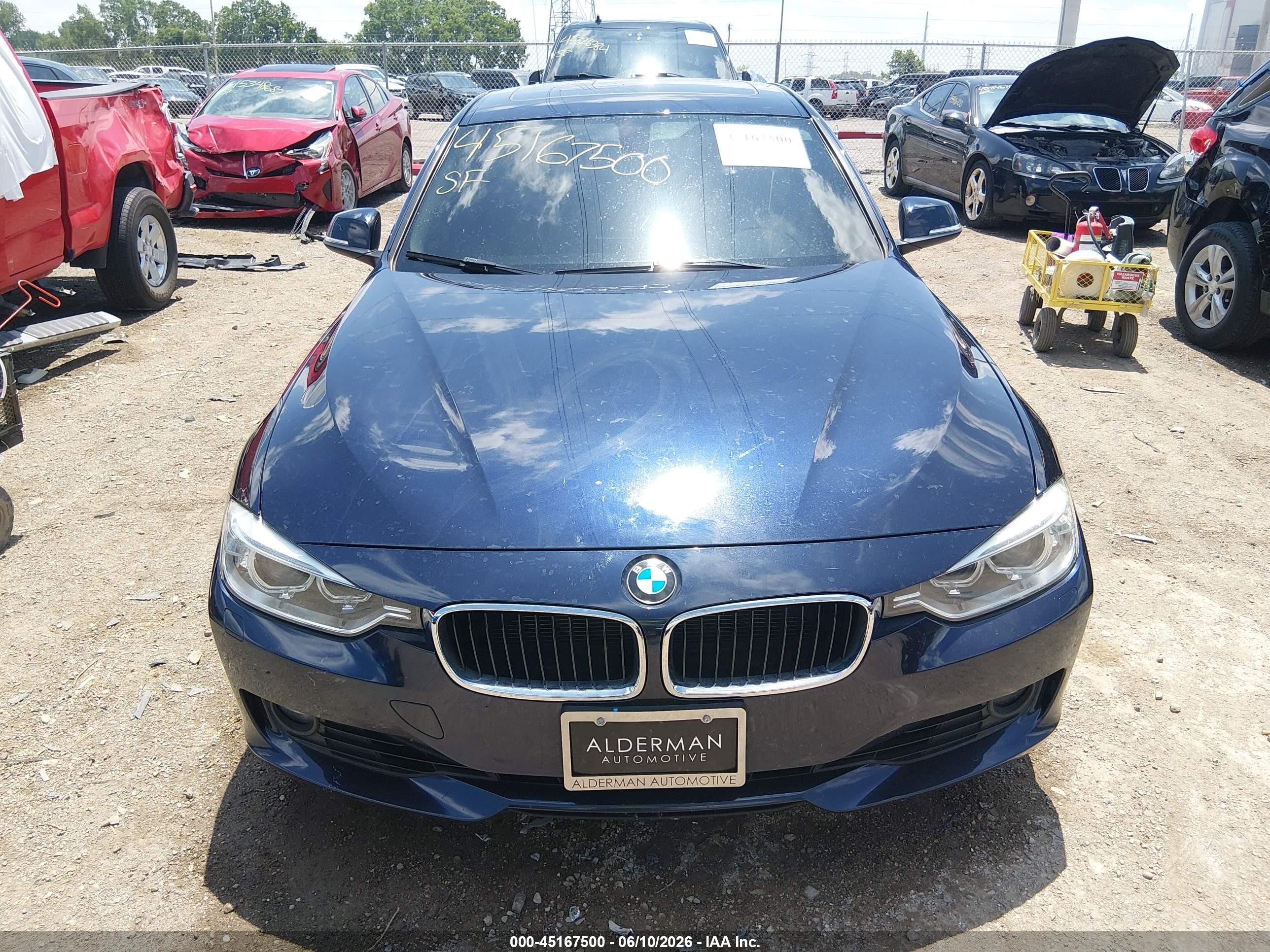 2014 Bmw 328i Xdrive Dark Blue vin: WBA3B5C50EP652057