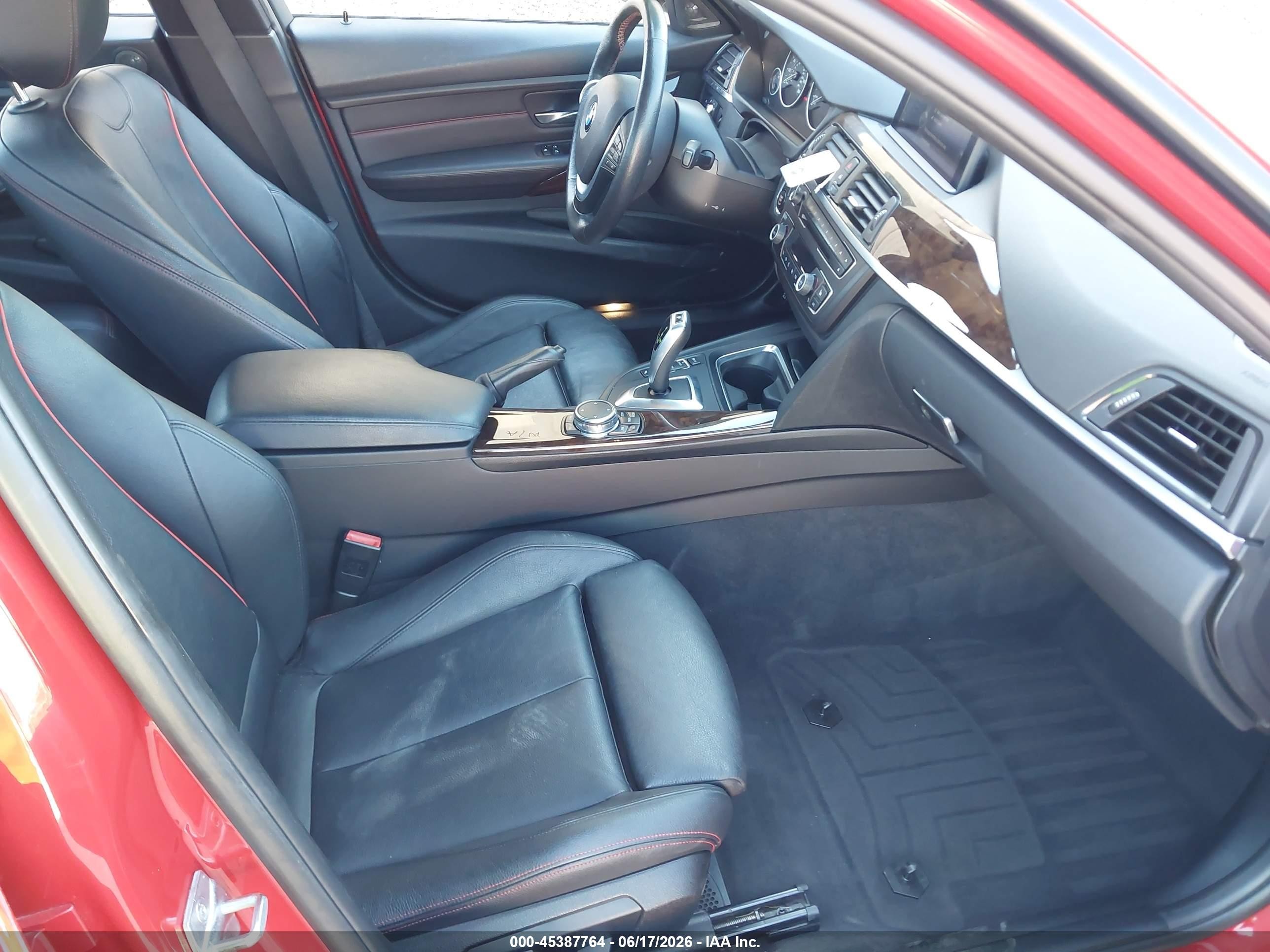 2015 Bmw 328i Xdrive Red vin: WBA3B5C50FP654490