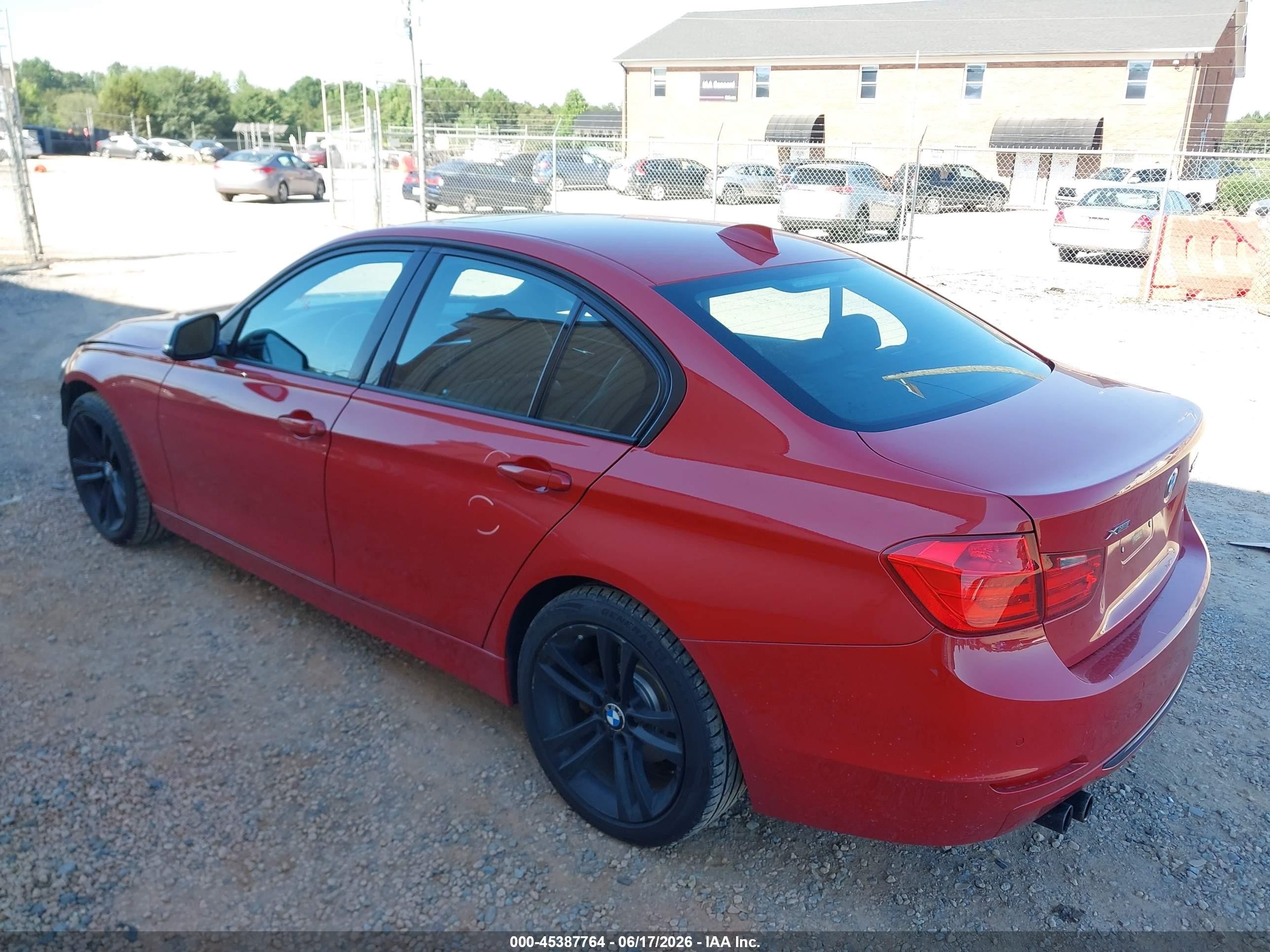 2015 Bmw 328i Xdrive Red vin: WBA3B5C50FP654490