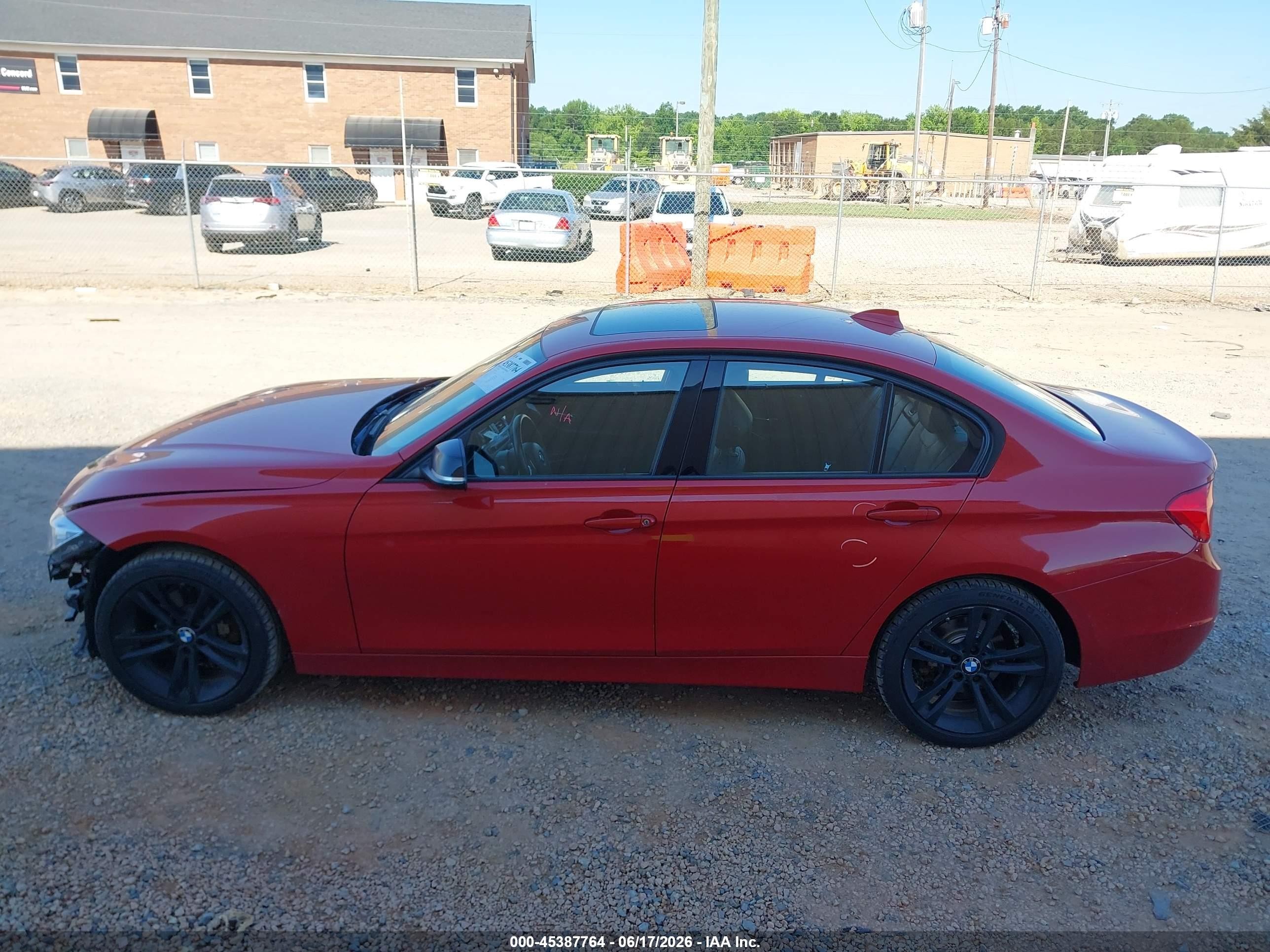 2015 Bmw 328i Xdrive Red vin: WBA3B5C50FP654490
