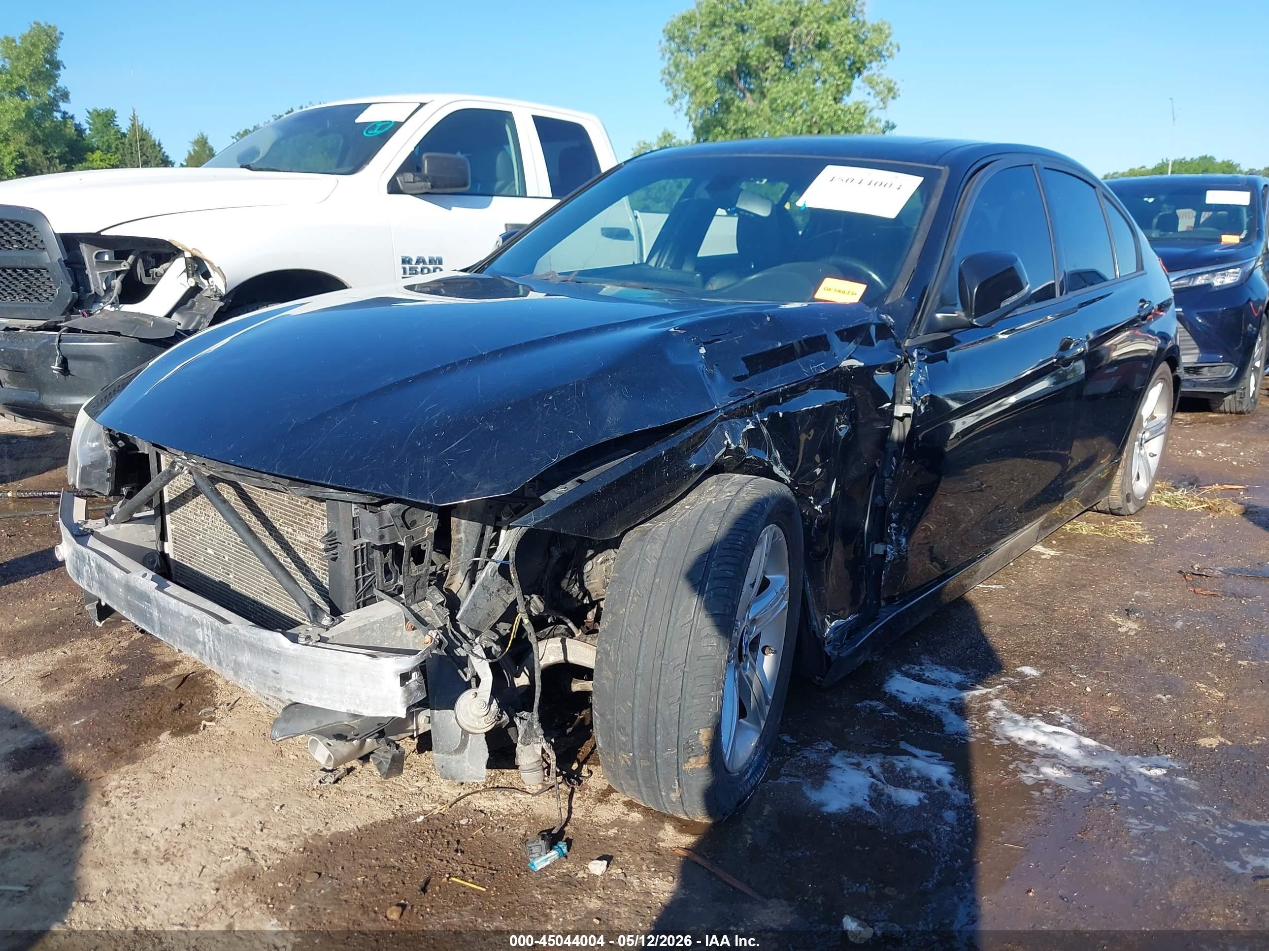 2013 Bmw 328i Xdrive Black vin: WBA3B5C51DF598806