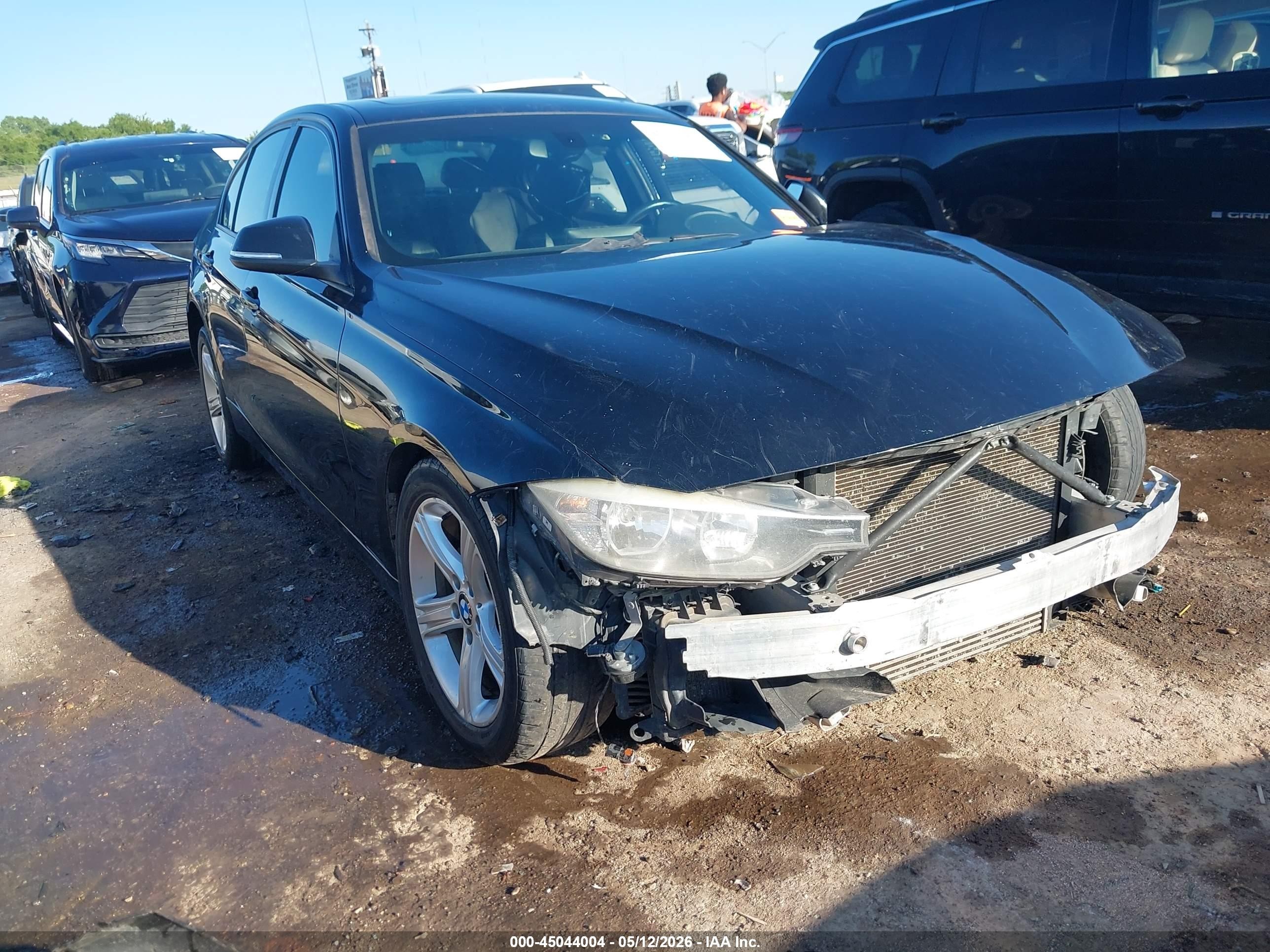 2013 Bmw 328i Xdrive Black vin: WBA3B5C51DF598806