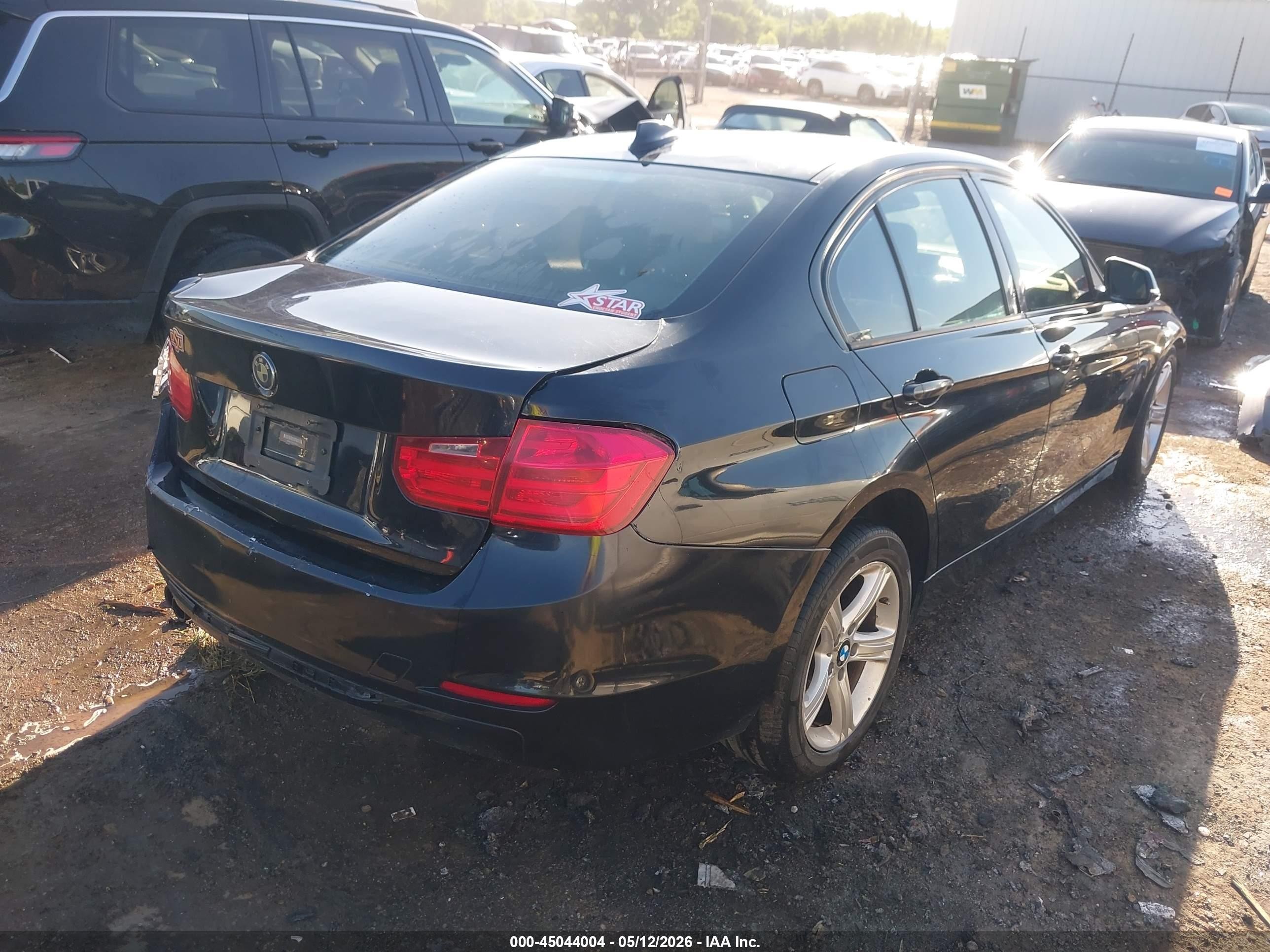 2013 Bmw 328i Xdrive Black vin: WBA3B5C51DF598806