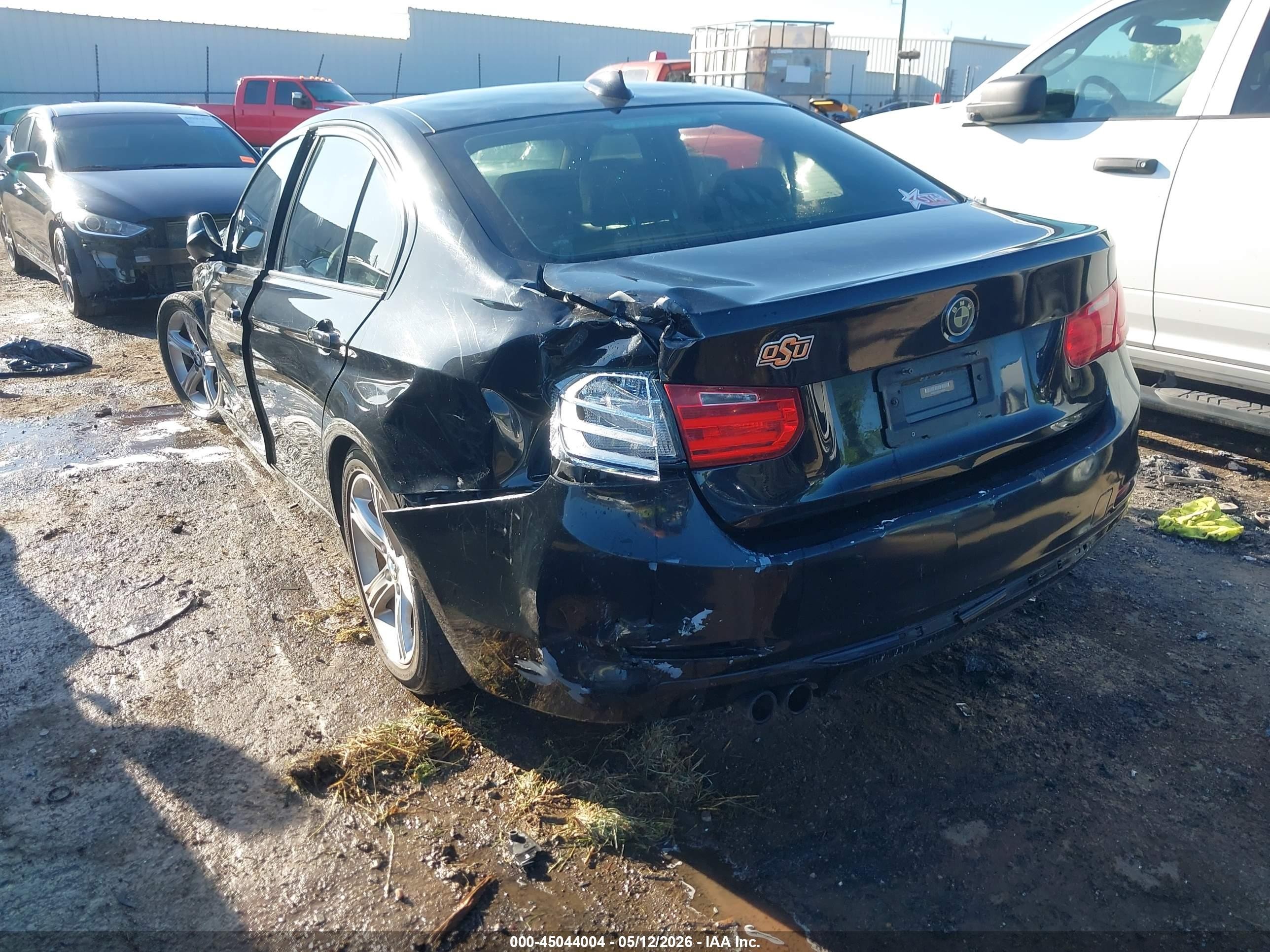 2013 Bmw 328i Xdrive Black vin: WBA3B5C51DF598806