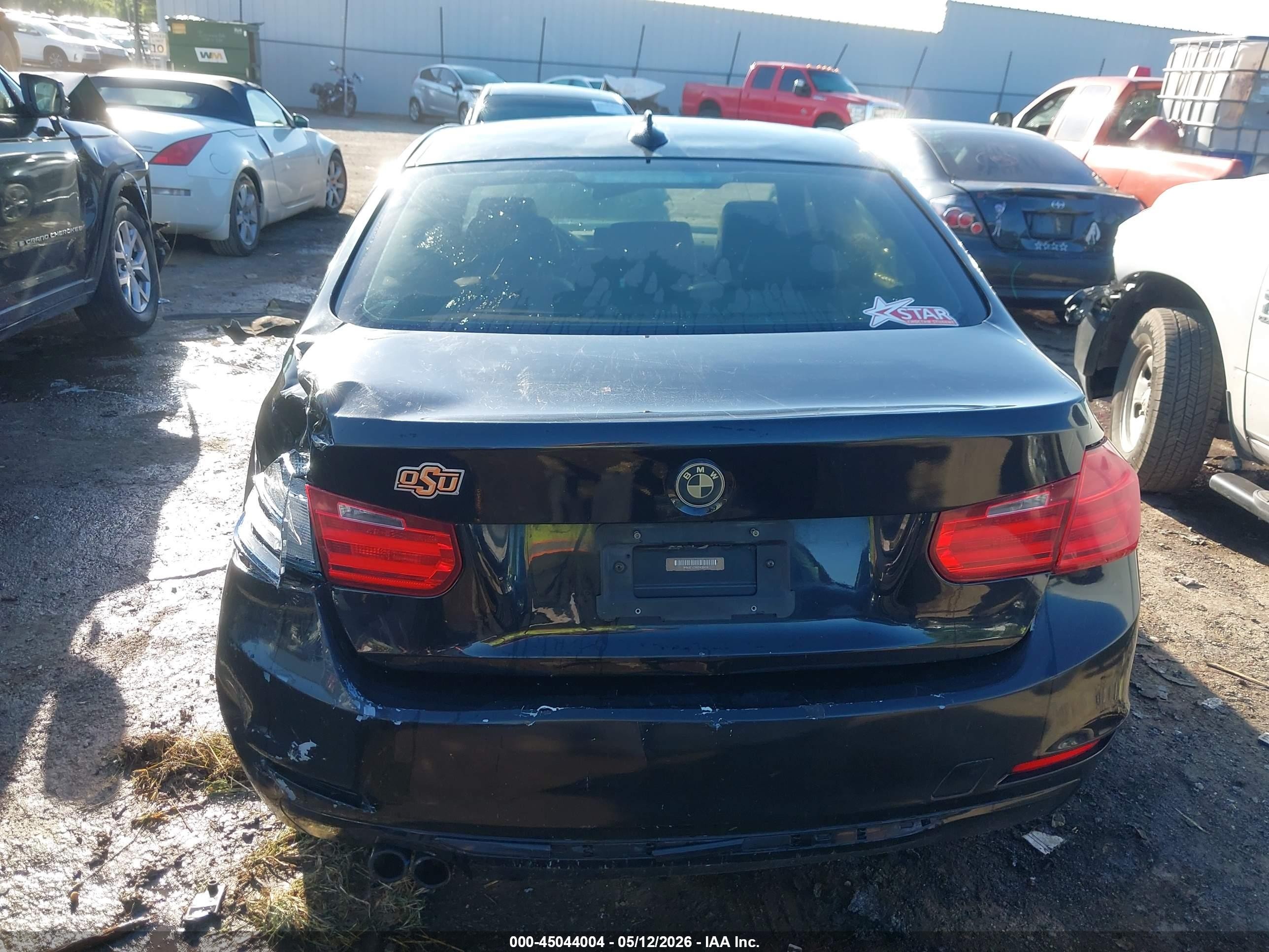 2013 Bmw 328i Xdrive Black vin: WBA3B5C51DF598806