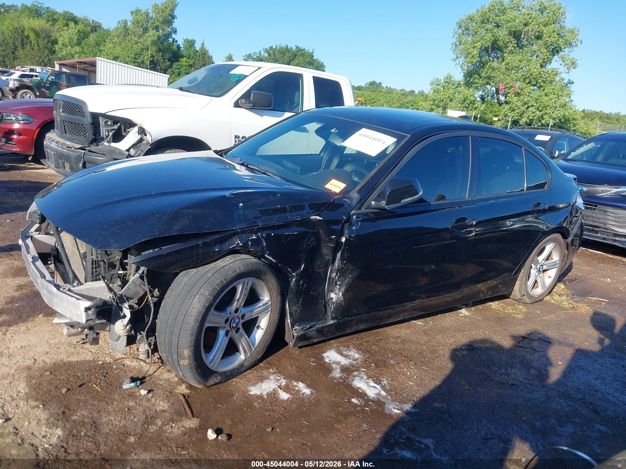2013 Bmw 328i Xdrive Black vin: WBA3B5C51DF598806