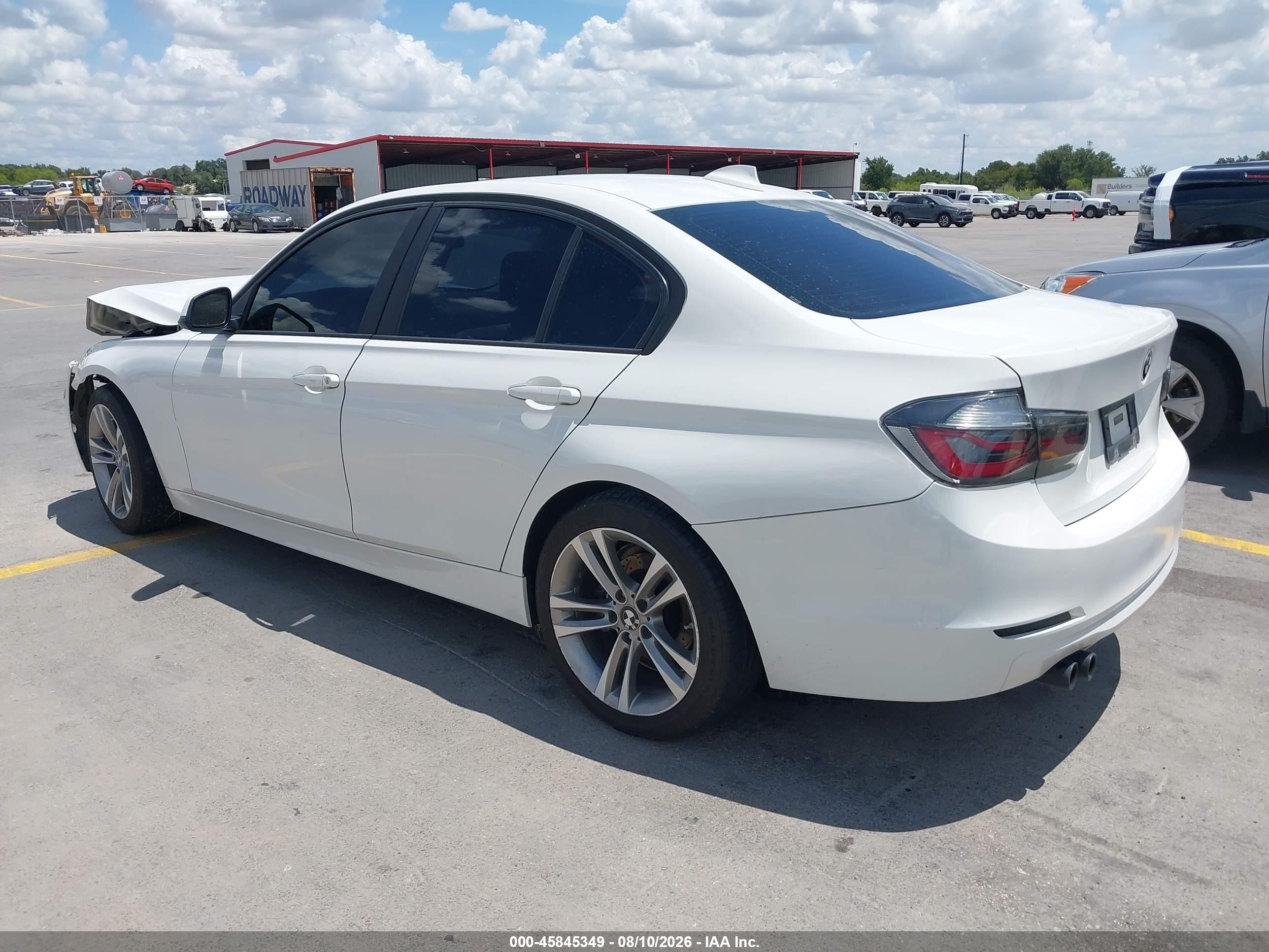 2014 Bmw 328i Xdrive White vin: WBA3B5C51EF959243