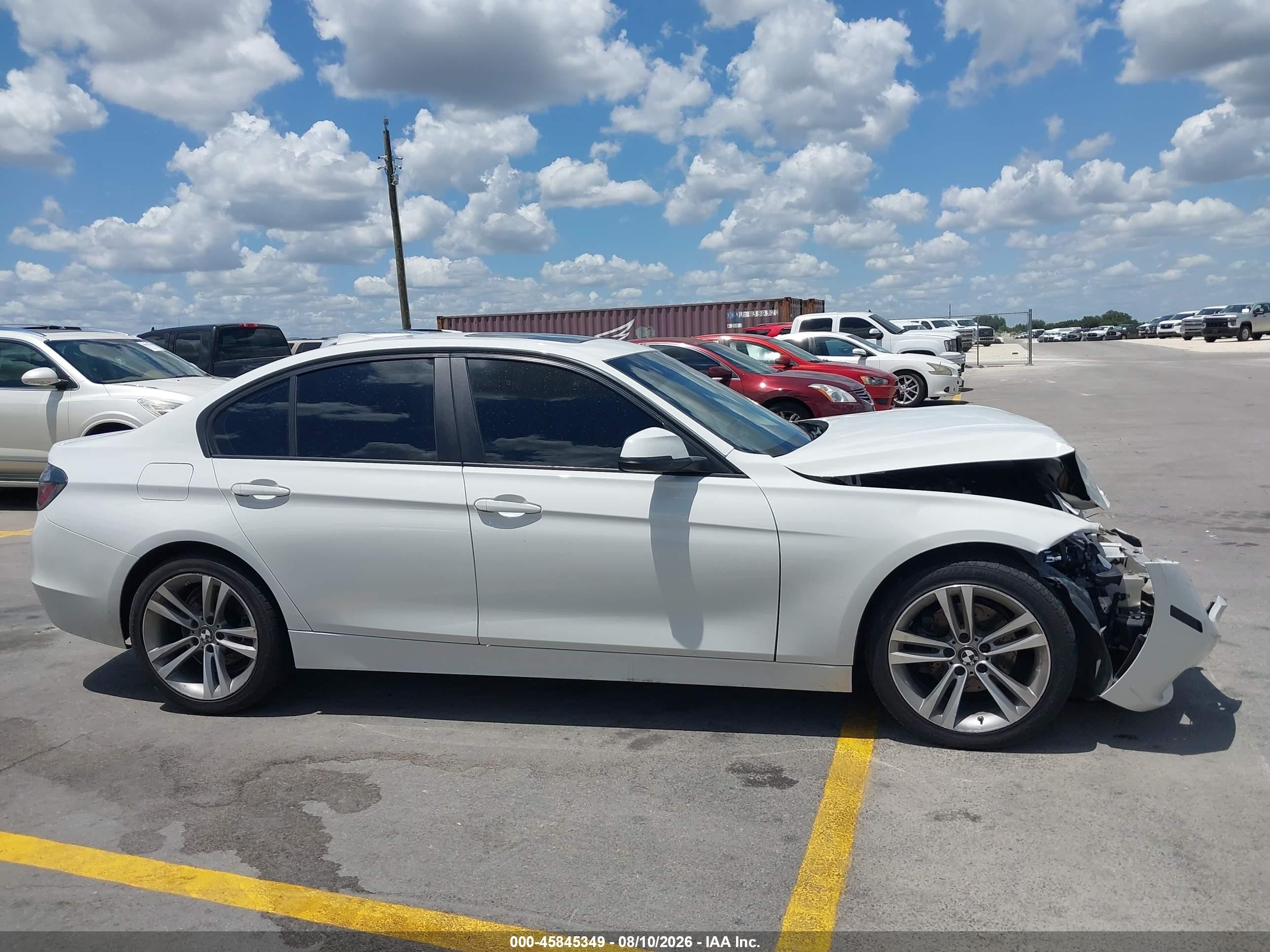 2014 Bmw 328i Xdrive White vin: WBA3B5C51EF959243