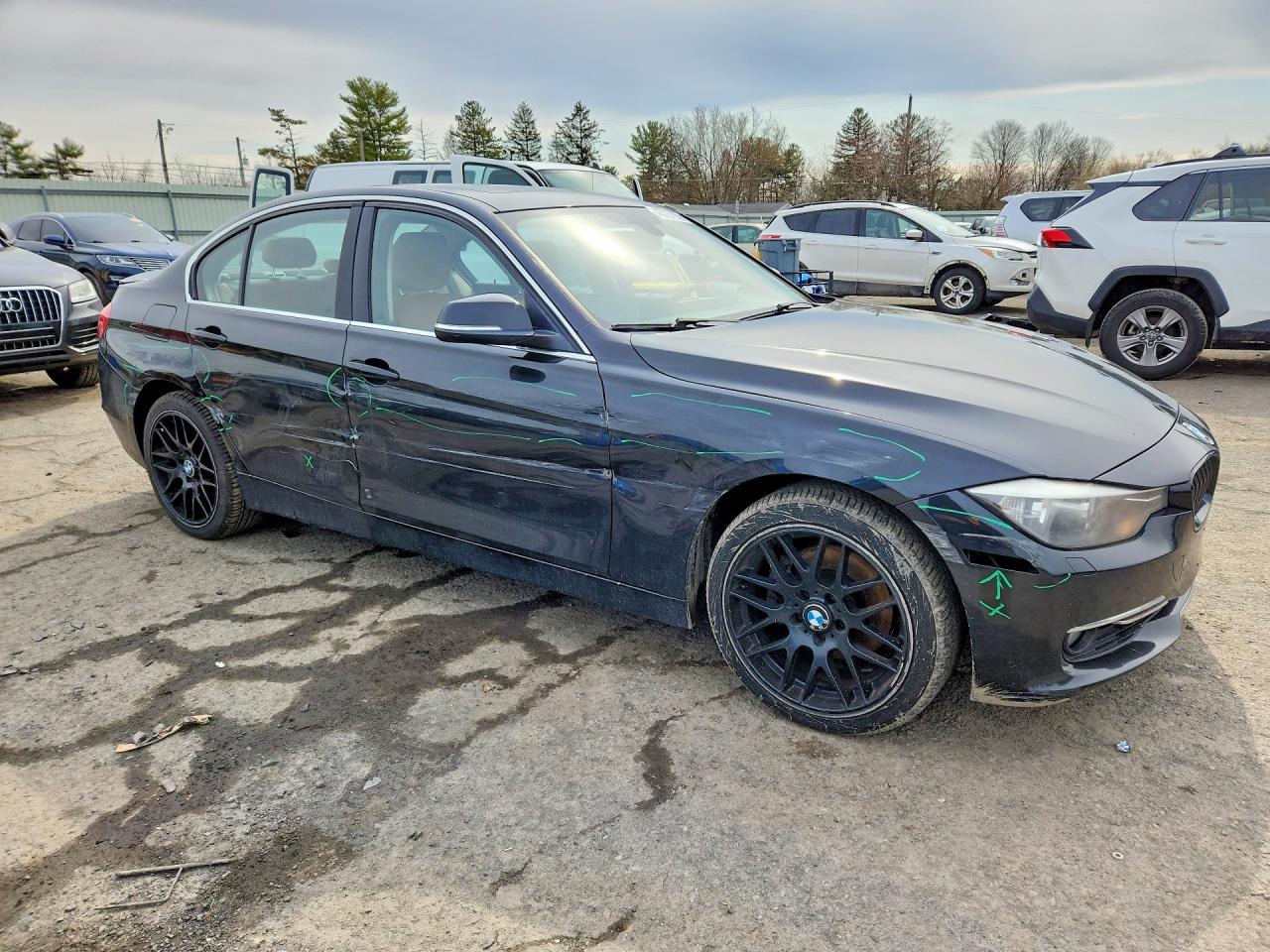 2014 Bmw 328 Xi Sulev Black vin: WBA3B5C51EP539735