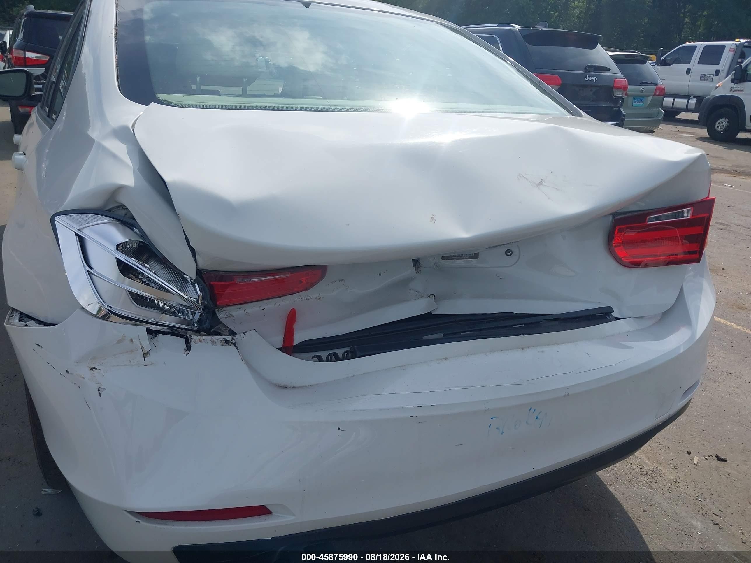 2014 Bmw 328i Xdrive White vin: WBA3B5C51EP543445