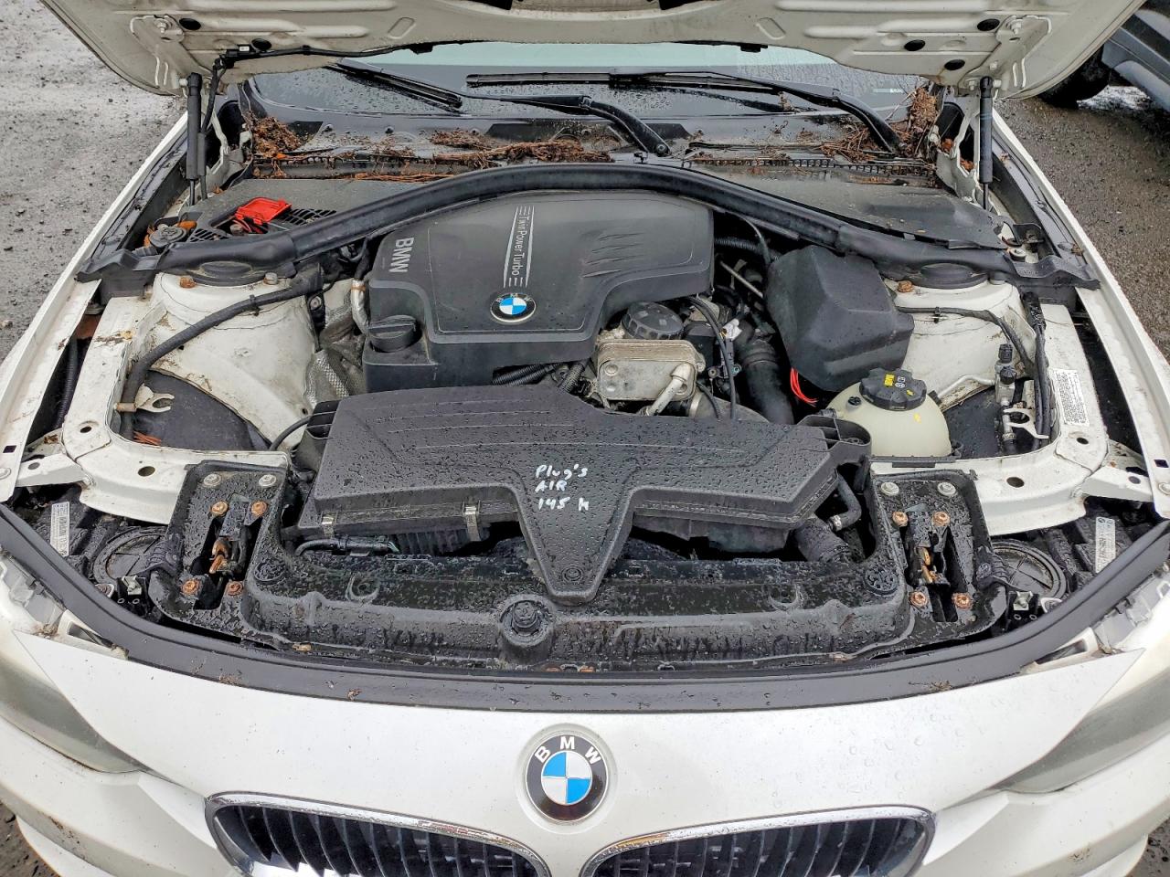 2015 Bmw 328 Xi Sulev White vin: WBA3B5C51FF959938